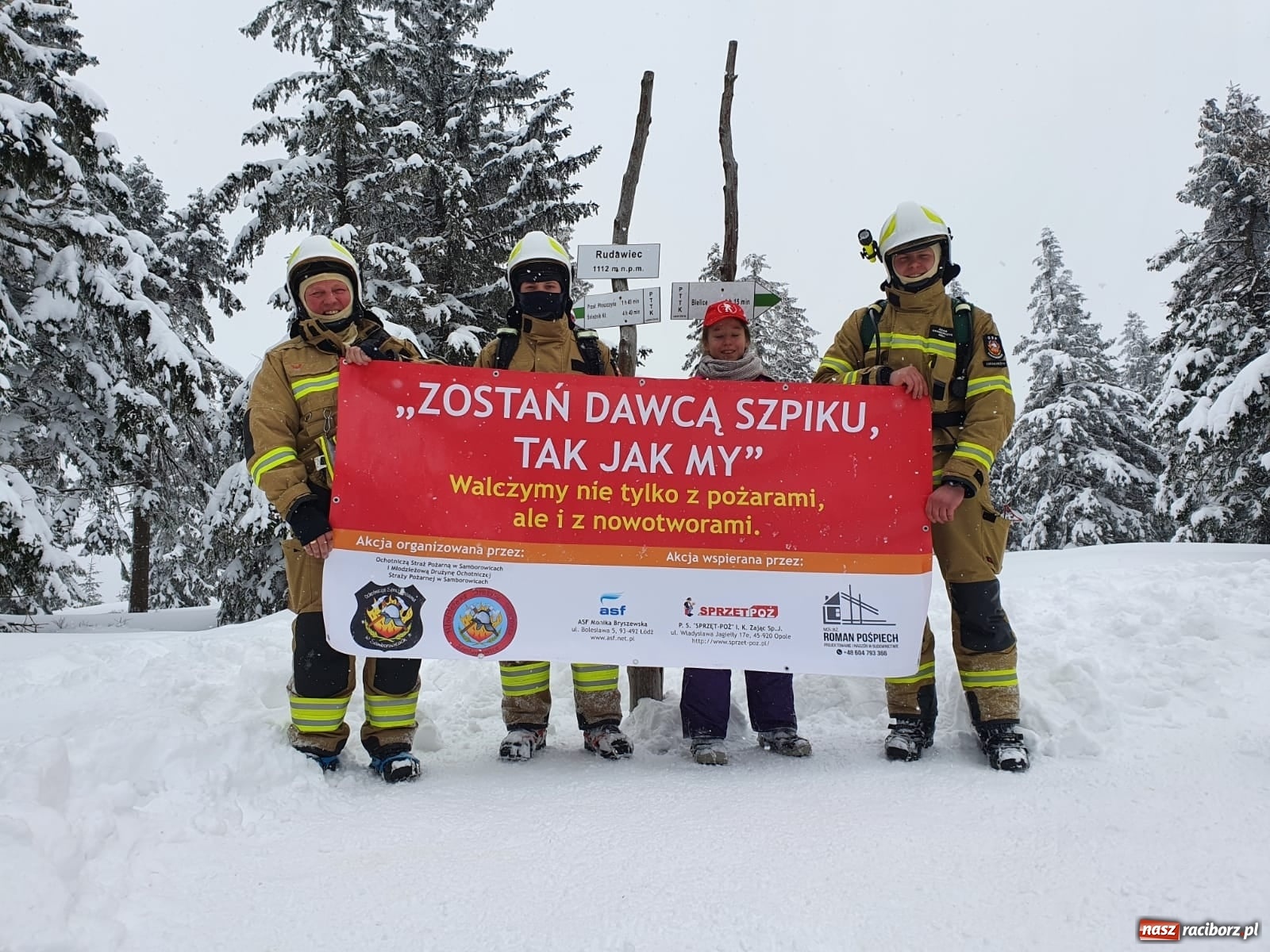Zdjęcie w galerii na portalu naszraciborz.pl: Strażacy z Samborowic walczą nie tylko z pożarami wiadomości z regionu