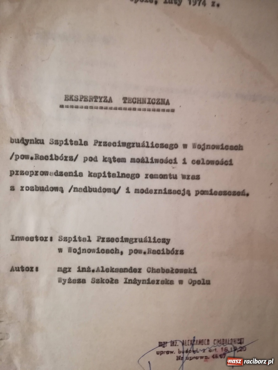 Zdjęcie w galerii na portalu naszraciborz.pl: Usuwanie burżuazyjnych reliktów, czyli jak pałac w Wojnowicach na szpital zamieniano wiadomości z regionu
