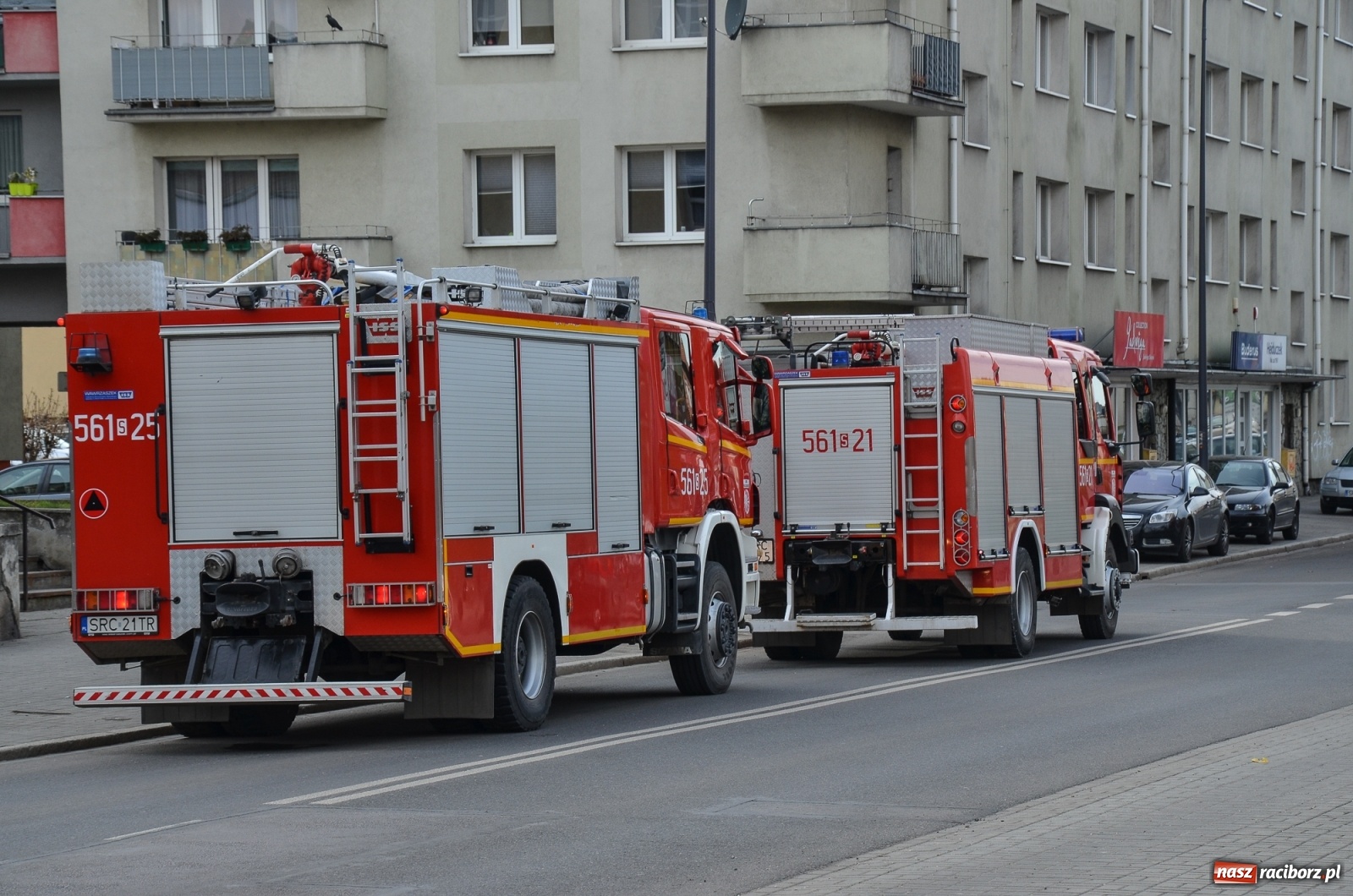 Zdjęcie w galerii na portalu naszraciborz.pl: Raport 998. W budynku przy Londzina pękł strop wiadomości z regionu