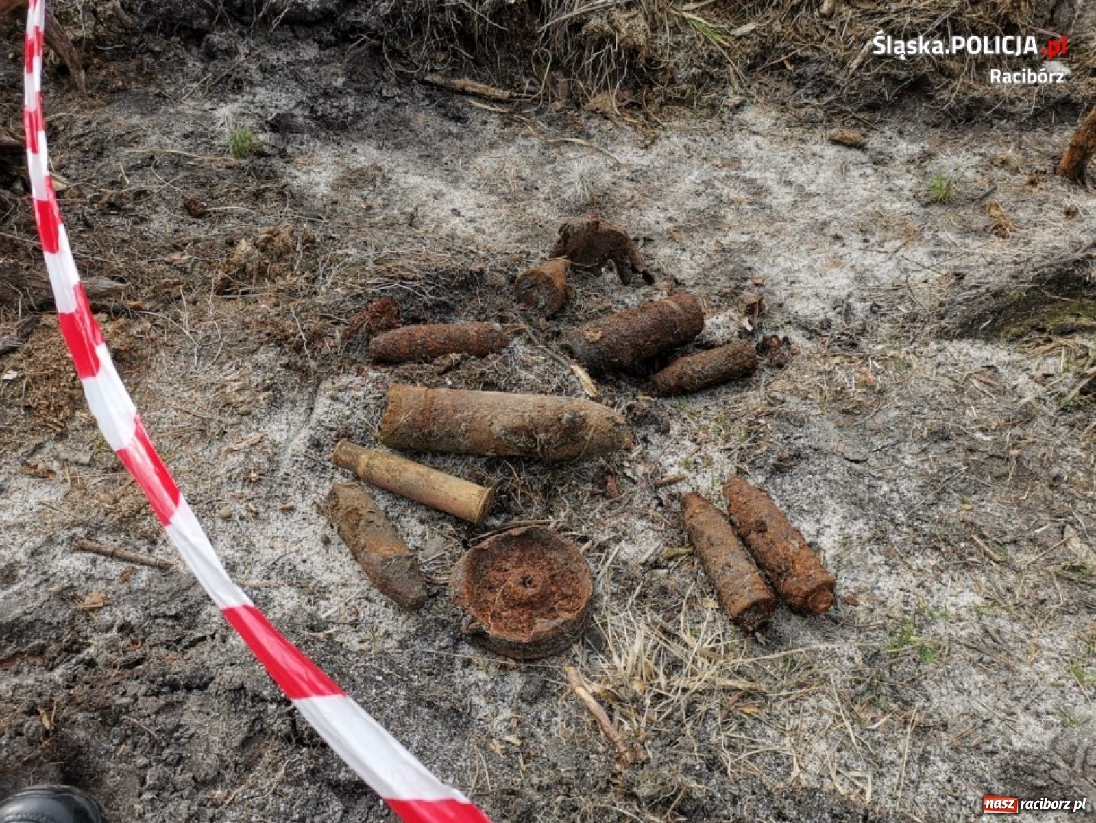 Zdjęcie w galerii na portalu naszraciborz.pl: Niebezpieczne znaleziska w Ponięcicach i Nędzy wiadomości z regionu