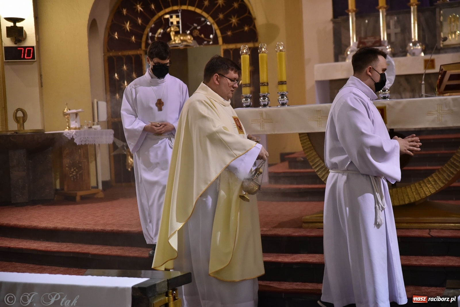 Zdjęcie w galerii na portalu naszraciborz.pl: Wielki Czwartek w kościele NSPJ [FOTO] wiadomości z regionu