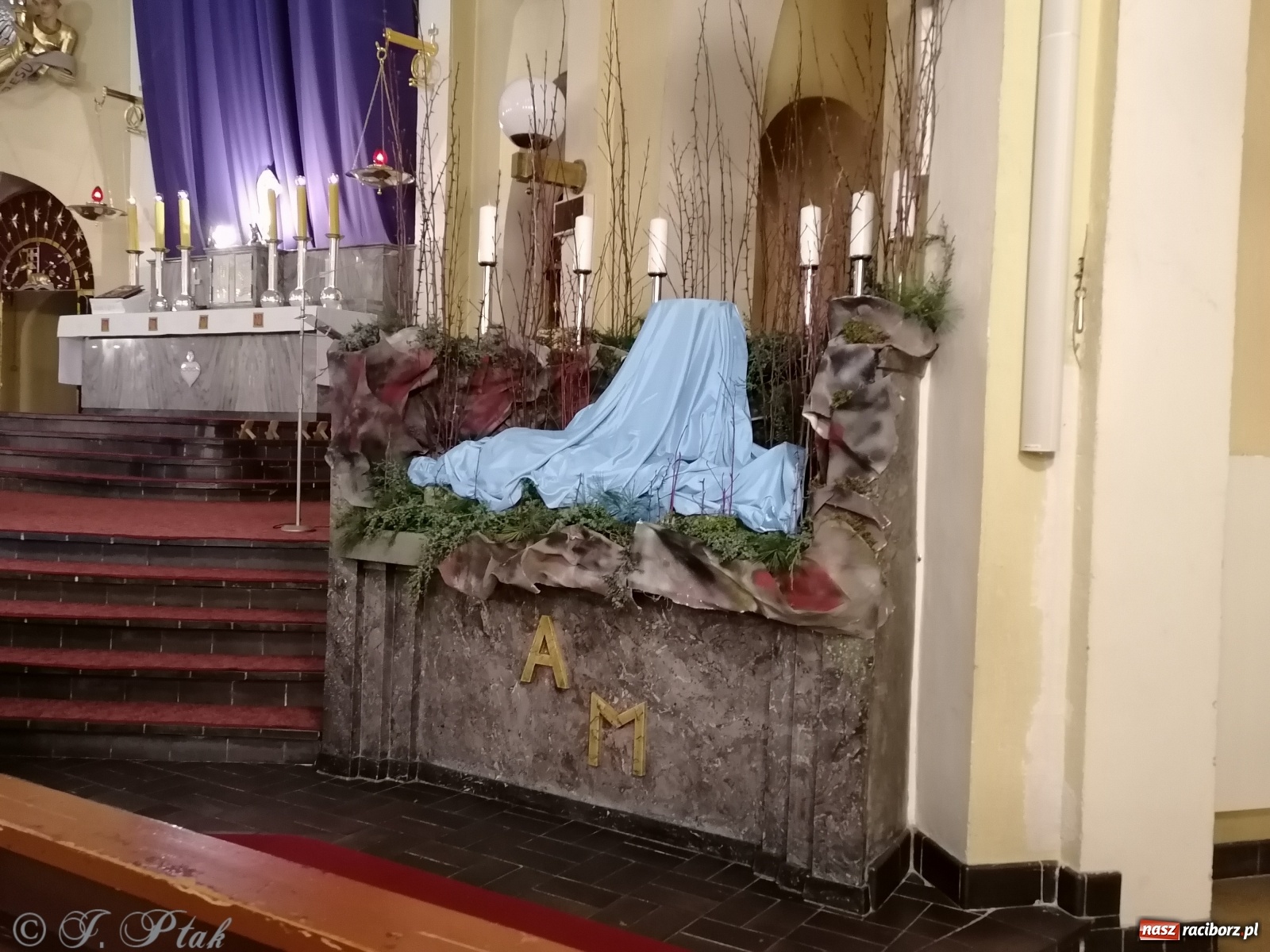 Zdjęcie w galerii na portalu naszraciborz.pl: Wielki Czwartek w kościele NSPJ [FOTO] wiadomości z regionu