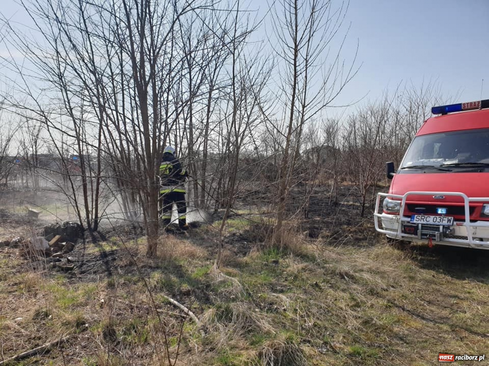 Zdjęcie w galerii na portalu naszraciborz.pl: Czwartkowa seria pożarów w powiecie wiadomości z regionu