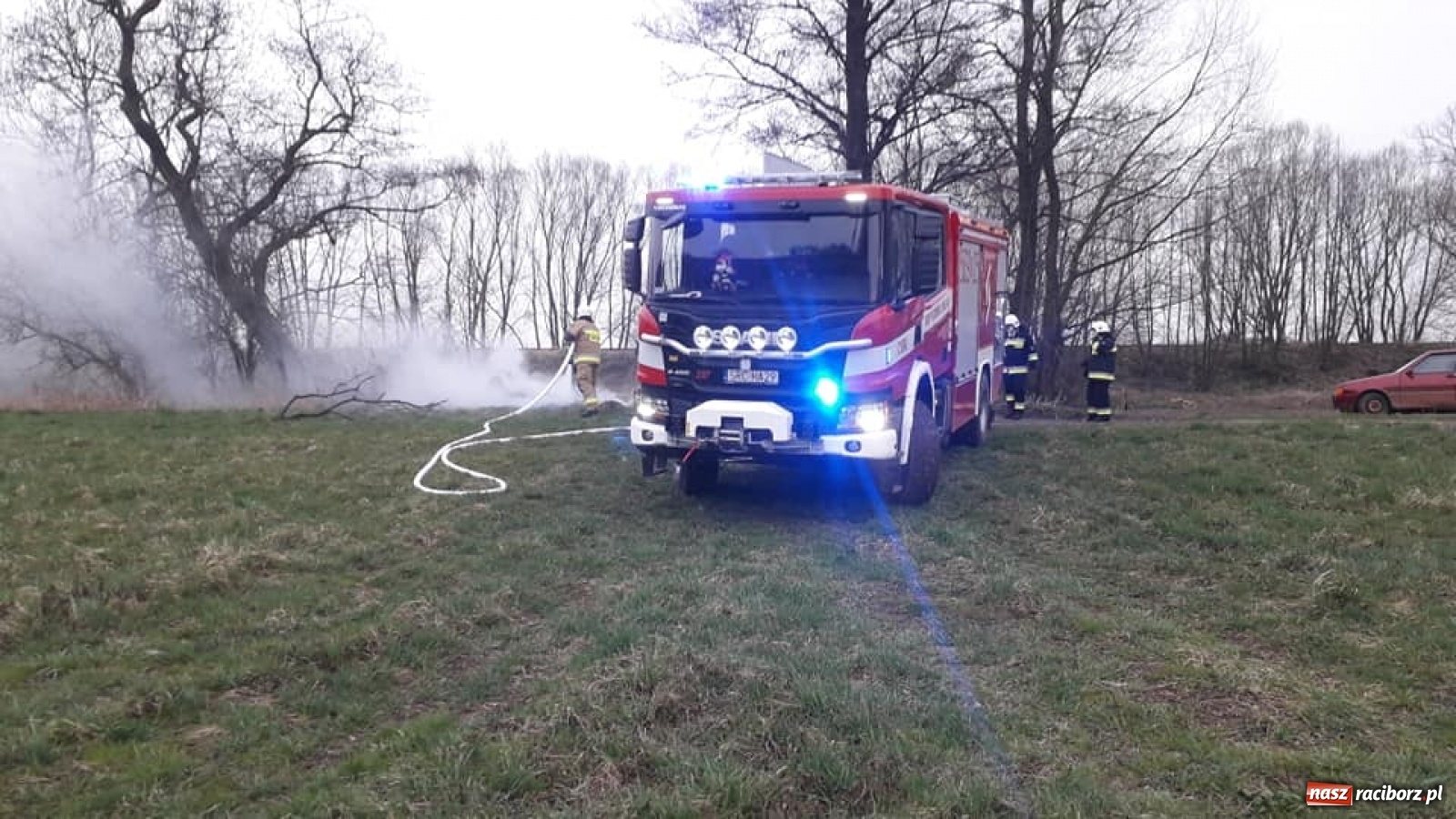 Zdjęcie w galerii na portalu naszraciborz.pl: Czwartkowa seria pożarów w powiecie wiadomości z regionu