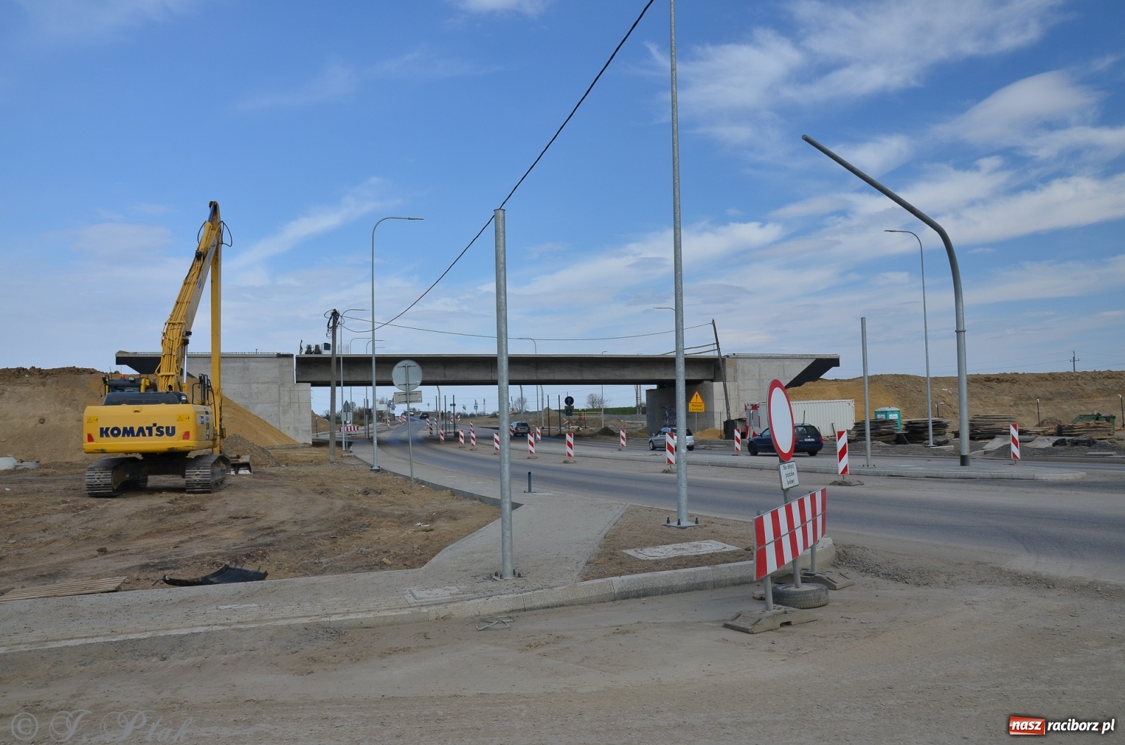 Zdjęcie w galerii na portalu naszraciborz.pl: Wschodnia obwodnica Raciborza rośnie jak na drożdżach [FOTO i WIDEO] wiadomości z regionu