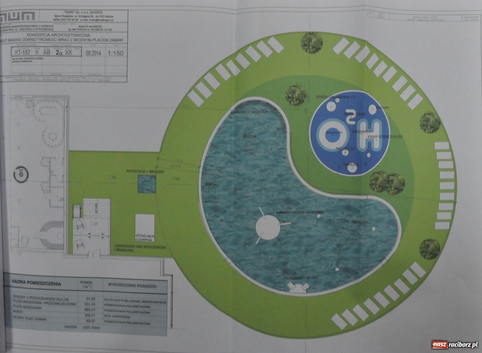 Zdjęcie w galerii na portalu naszraciborz.pl: Basen pod Oborą wymaga remontu, nowy ciągle w planach [WIZUALIZACJE] wiadomości z regionu