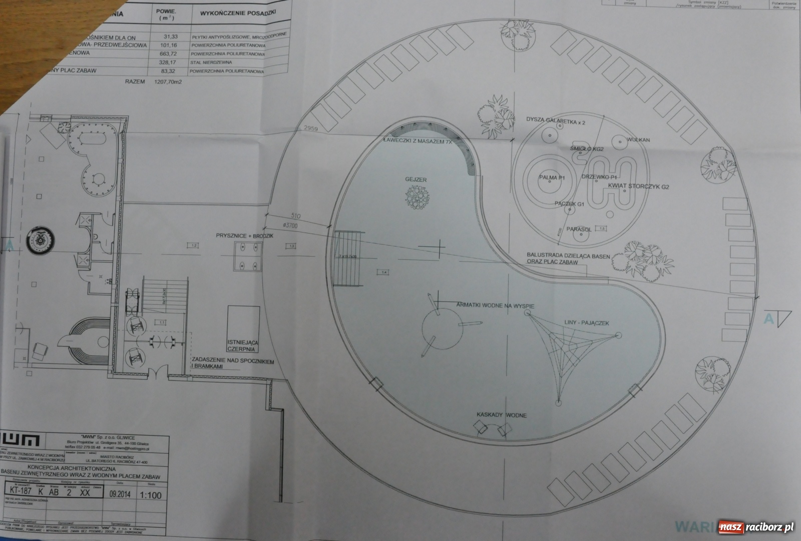 Zdjęcie w galerii na portalu naszraciborz.pl: Basen pod Oborą wymaga remontu, nowy ciągle w planach [WIZUALIZACJE] wiadomości z regionu