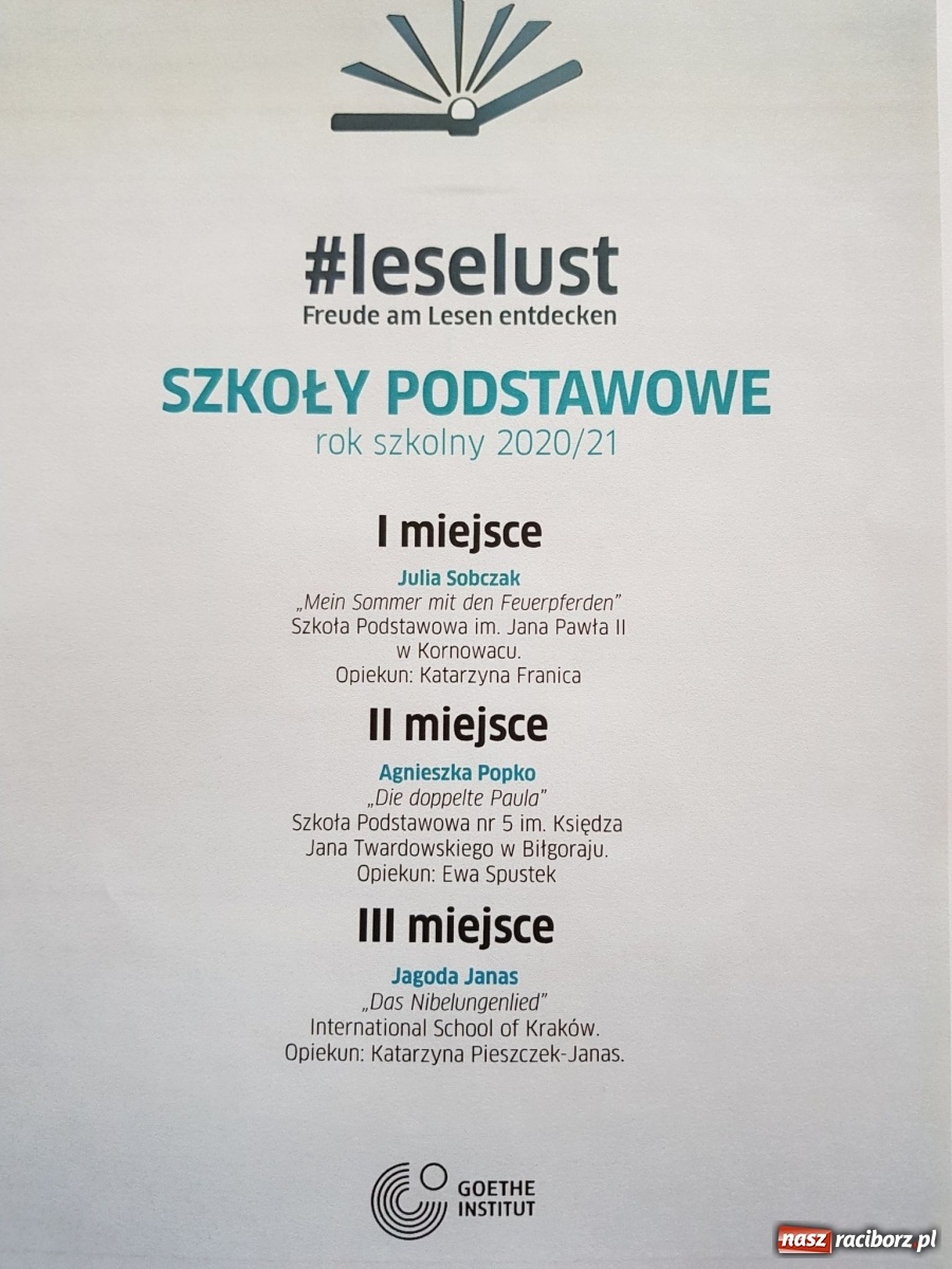 Zdjęcie w galerii na portalu naszraciborz.pl: Naukowe sukcesy Julii Sobczak wiadomości z regionu