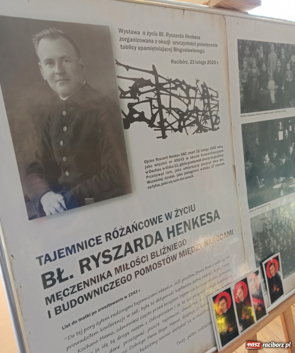 Zdjęcie w galerii na portalu naszraciborz.pl: W raciborskim więzieniu powstała wystawa poświęcona bł. ks. Richardowi Henkesowi  wiadomości z regionu