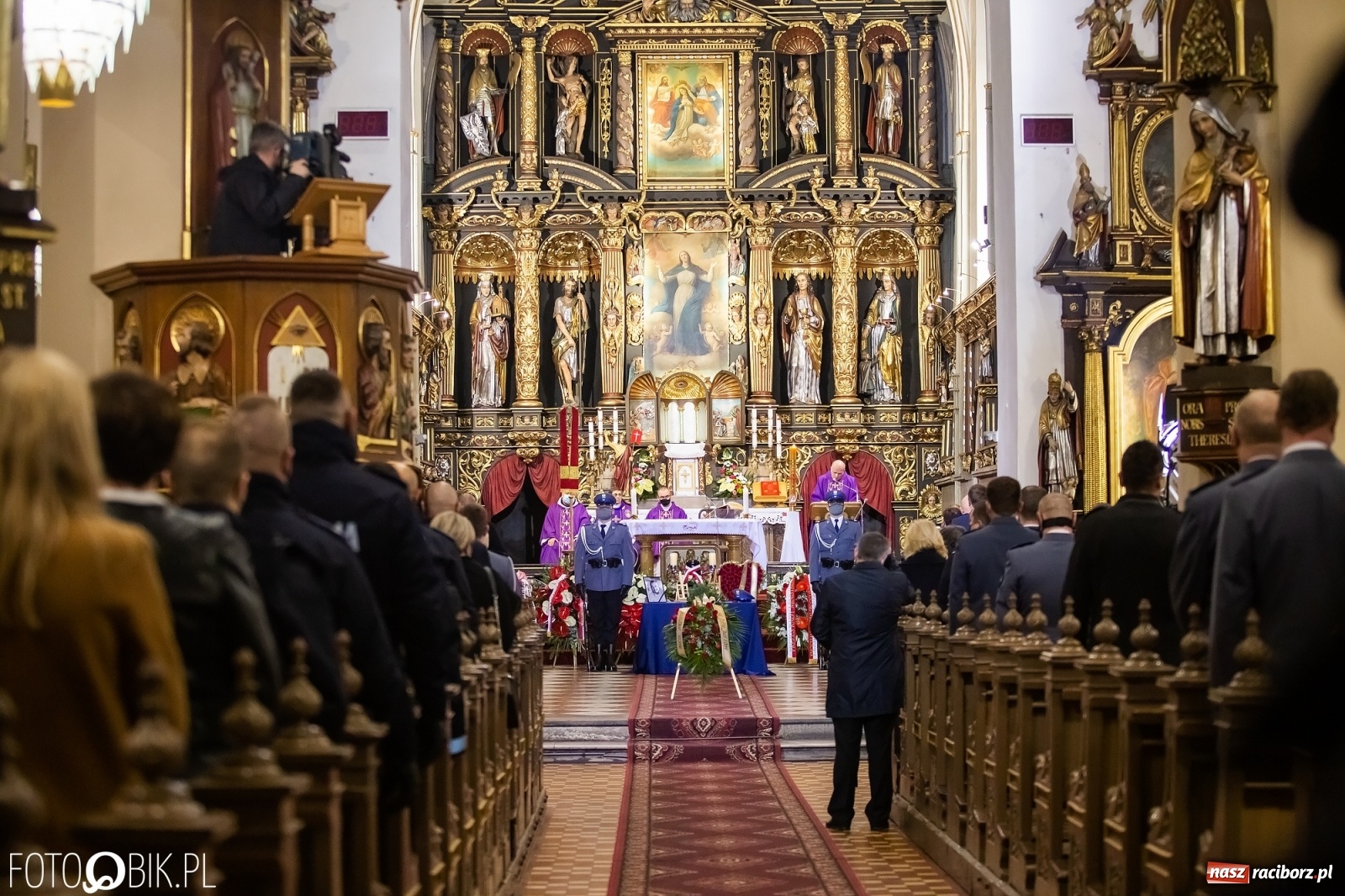 Zdjęcie w galerii na portalu naszraciborz.pl: Uroczystości pogrzebowe śp. asp. Michała Kędzierskiego [FOTO i WIDEO]  wiadomości z regionu
