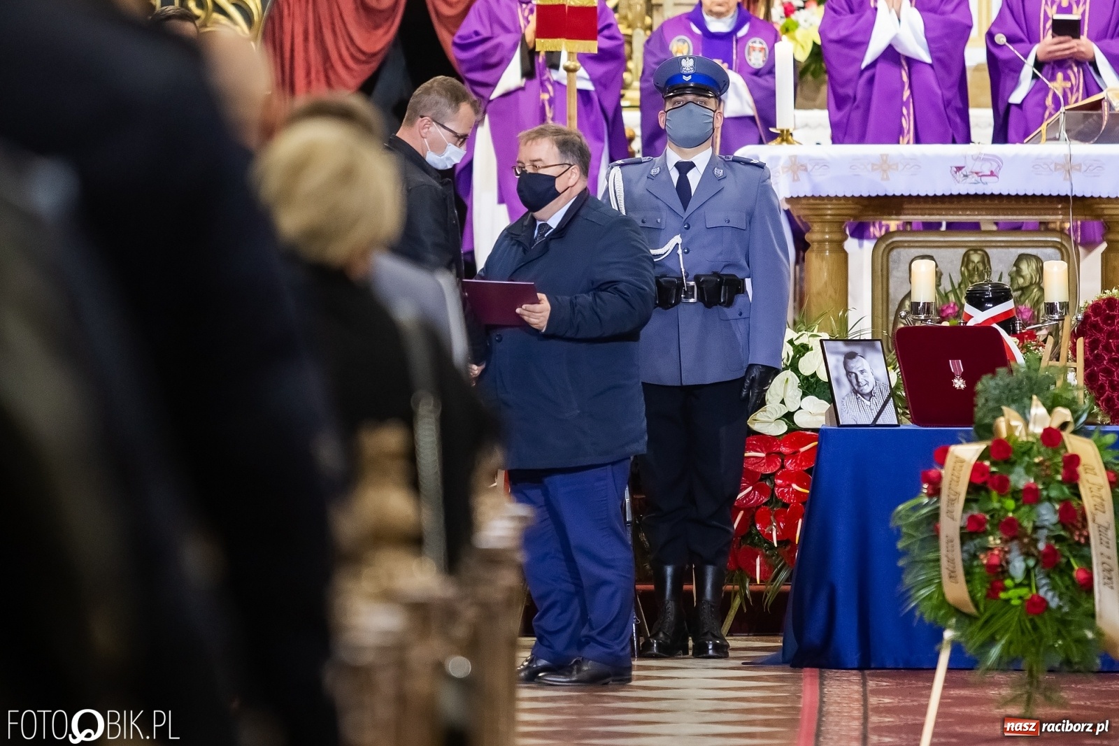 Zdjęcie w galerii na portalu naszraciborz.pl: Uroczystości pogrzebowe śp. asp. Michała Kędzierskiego [FOTO i WIDEO]  wiadomości z regionu