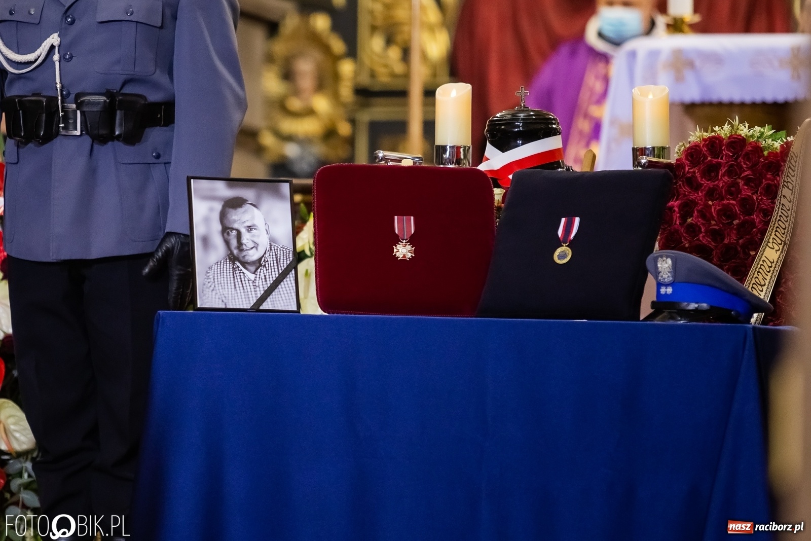 Zdjęcie w galerii na portalu naszraciborz.pl: Uroczystości pogrzebowe śp. asp. Michała Kędzierskiego [FOTO i WIDEO]  wiadomości z regionu