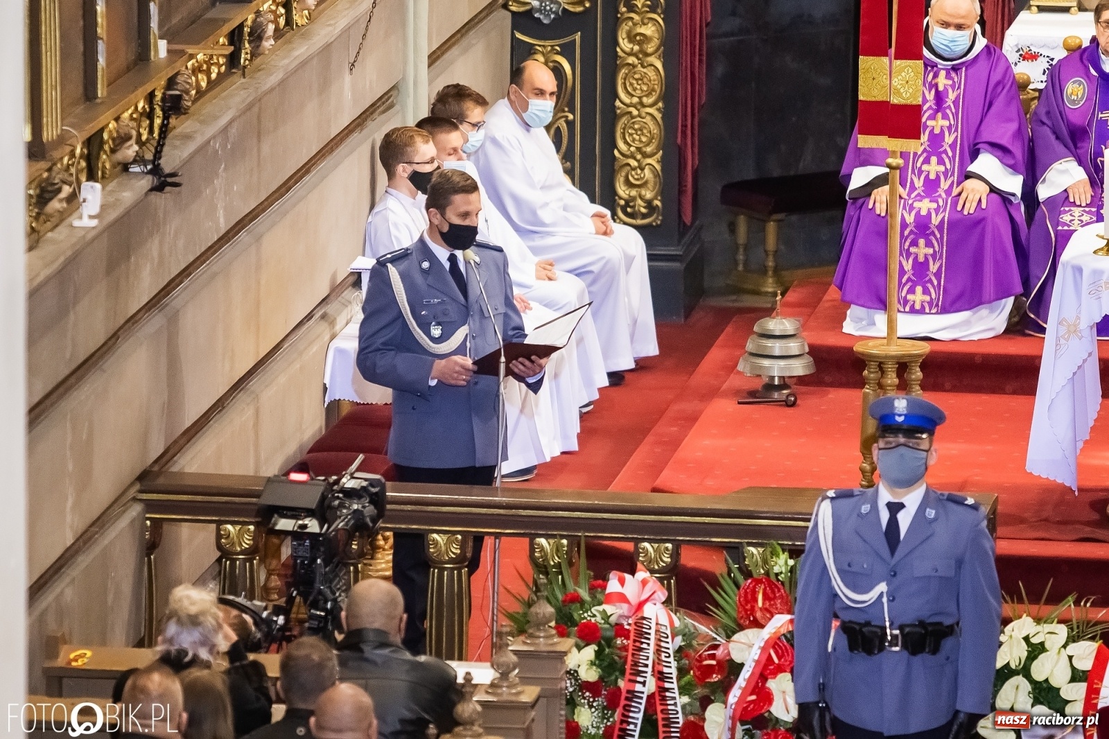 Zdjęcie w galerii na portalu naszraciborz.pl: Uroczystości pogrzebowe śp. asp. Michała Kędzierskiego [FOTO i WIDEO]  wiadomości z regionu