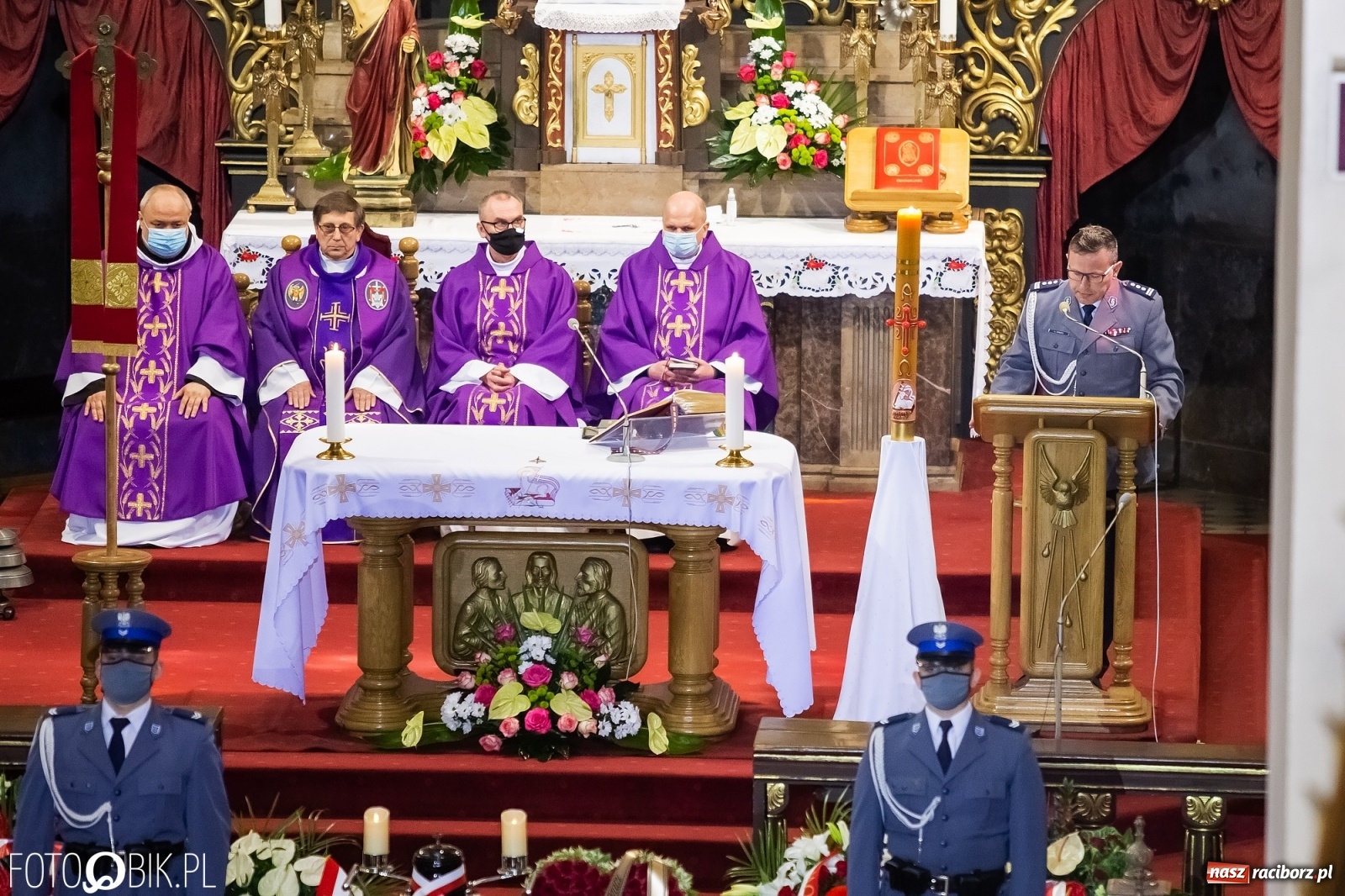 Zdjęcie w galerii na portalu naszraciborz.pl: Uroczystości pogrzebowe śp. asp. Michała Kędzierskiego [FOTO i WIDEO]  wiadomości z regionu