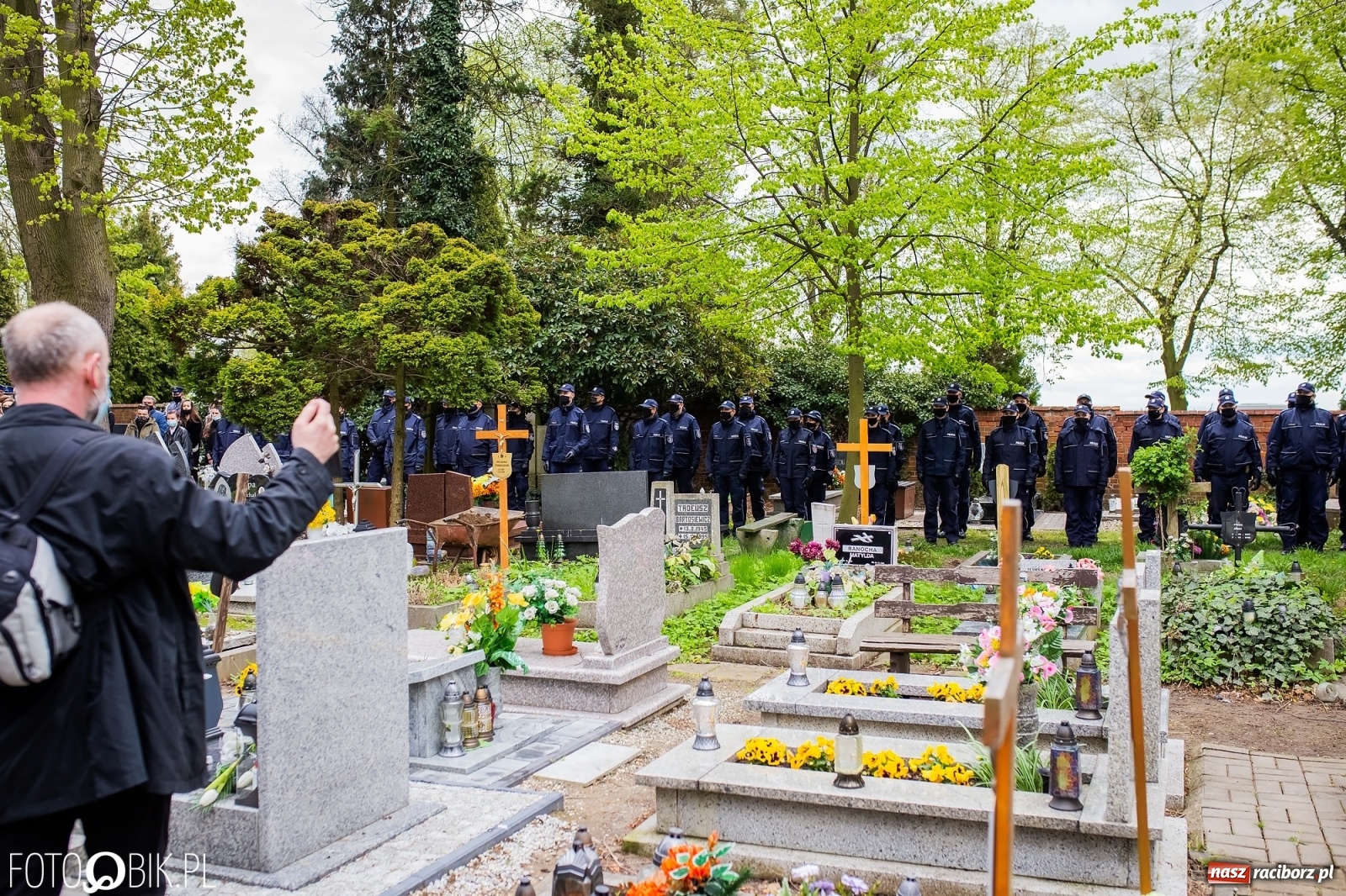 Zdjęcie w galerii na portalu naszraciborz.pl: Uroczystości pogrzebowe śp. asp. Michała Kędzierskiego [FOTO i WIDEO]  wiadomości z regionu