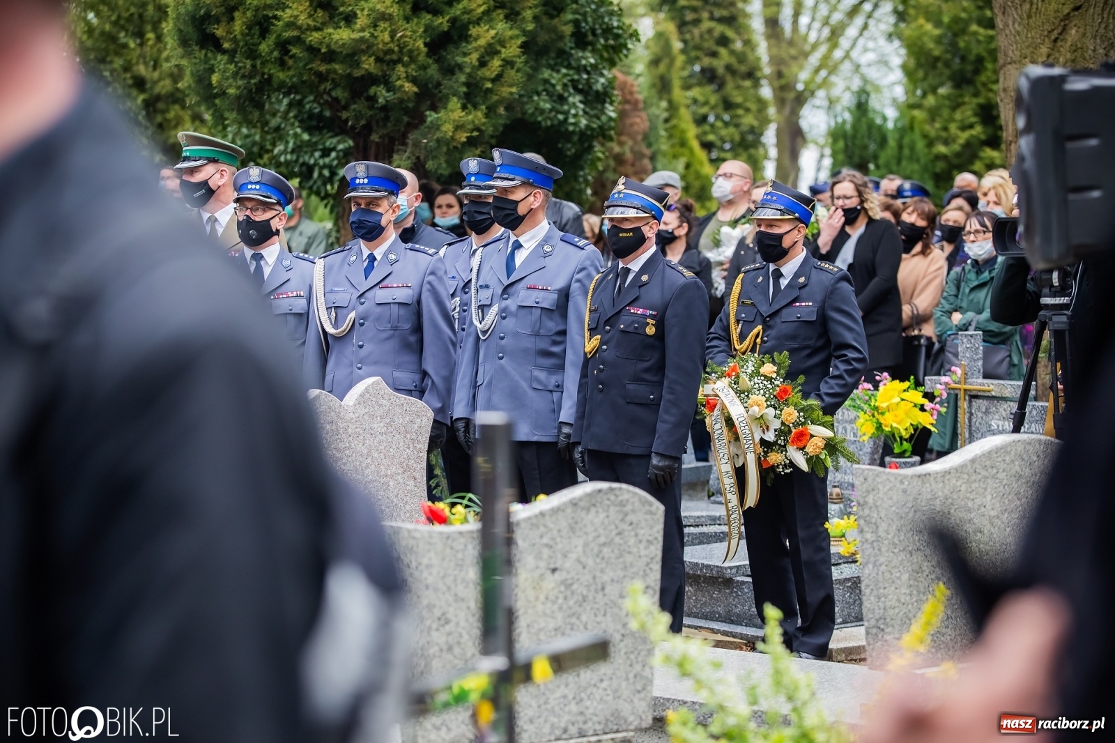 Zdjęcie w galerii na portalu naszraciborz.pl: Uroczystości pogrzebowe śp. asp. Michała Kędzierskiego [FOTO i WIDEO]  wiadomości z regionu