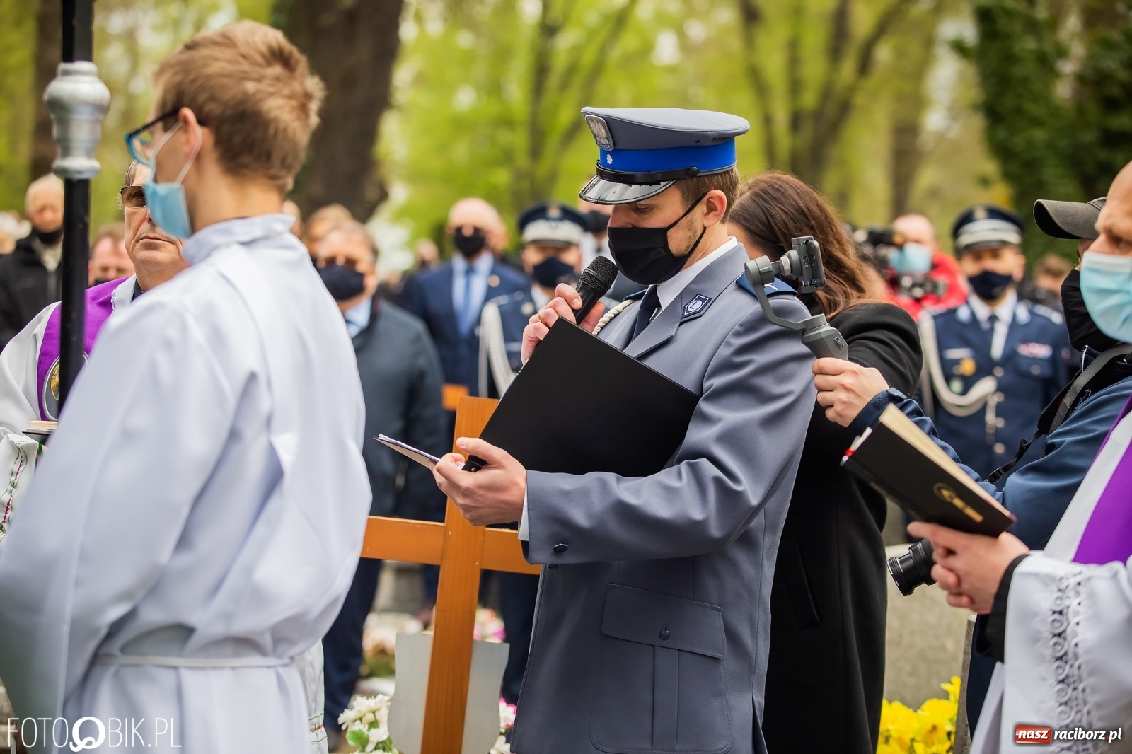 Zdjęcie w galerii na portalu naszraciborz.pl: Uroczystości pogrzebowe śp. asp. Michała Kędzierskiego [FOTO i WIDEO]  wiadomości z regionu