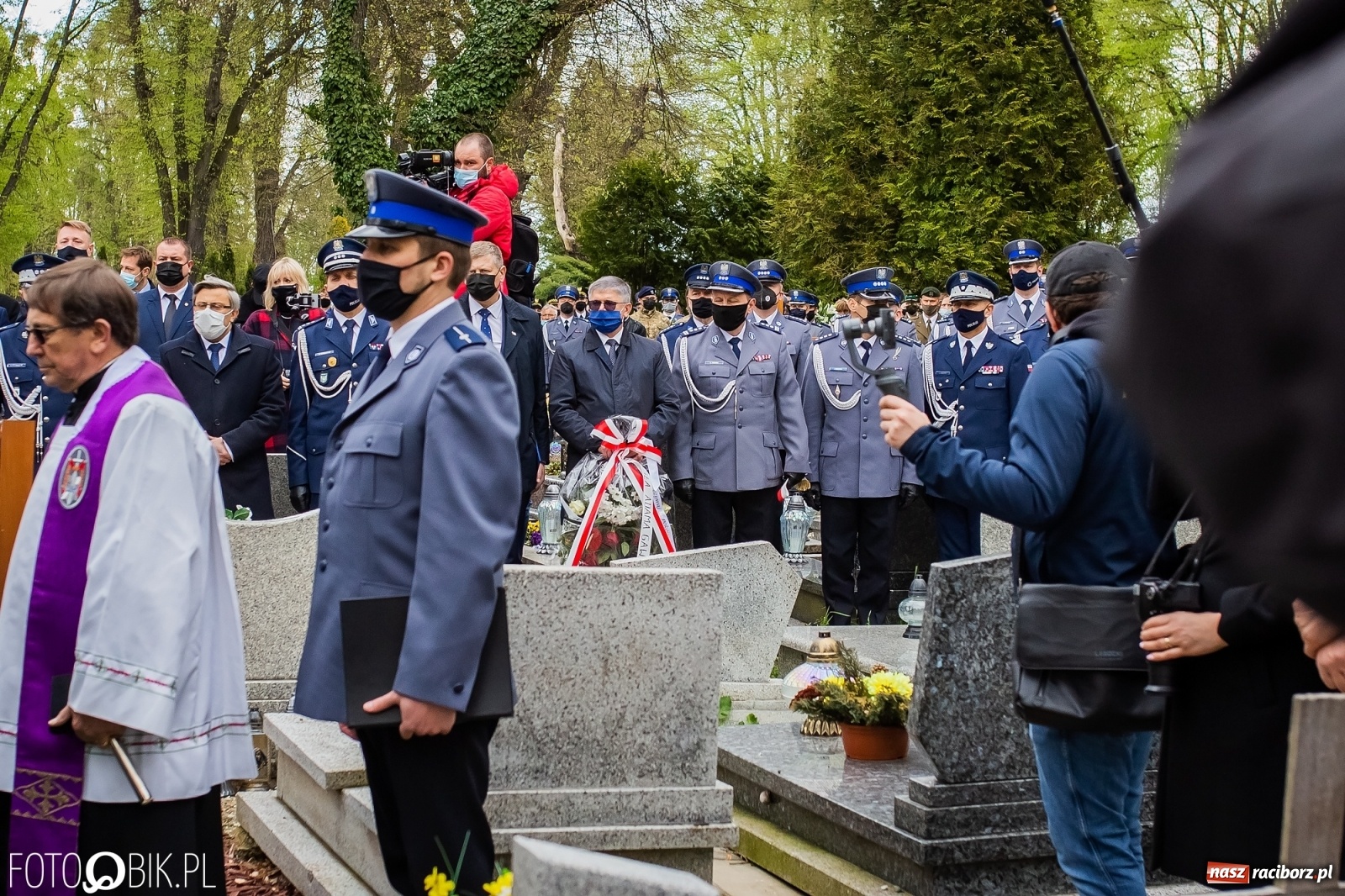 Zdjęcie w galerii na portalu naszraciborz.pl: Uroczystości pogrzebowe śp. asp. Michała Kędzierskiego [FOTO i WIDEO]  wiadomości z regionu