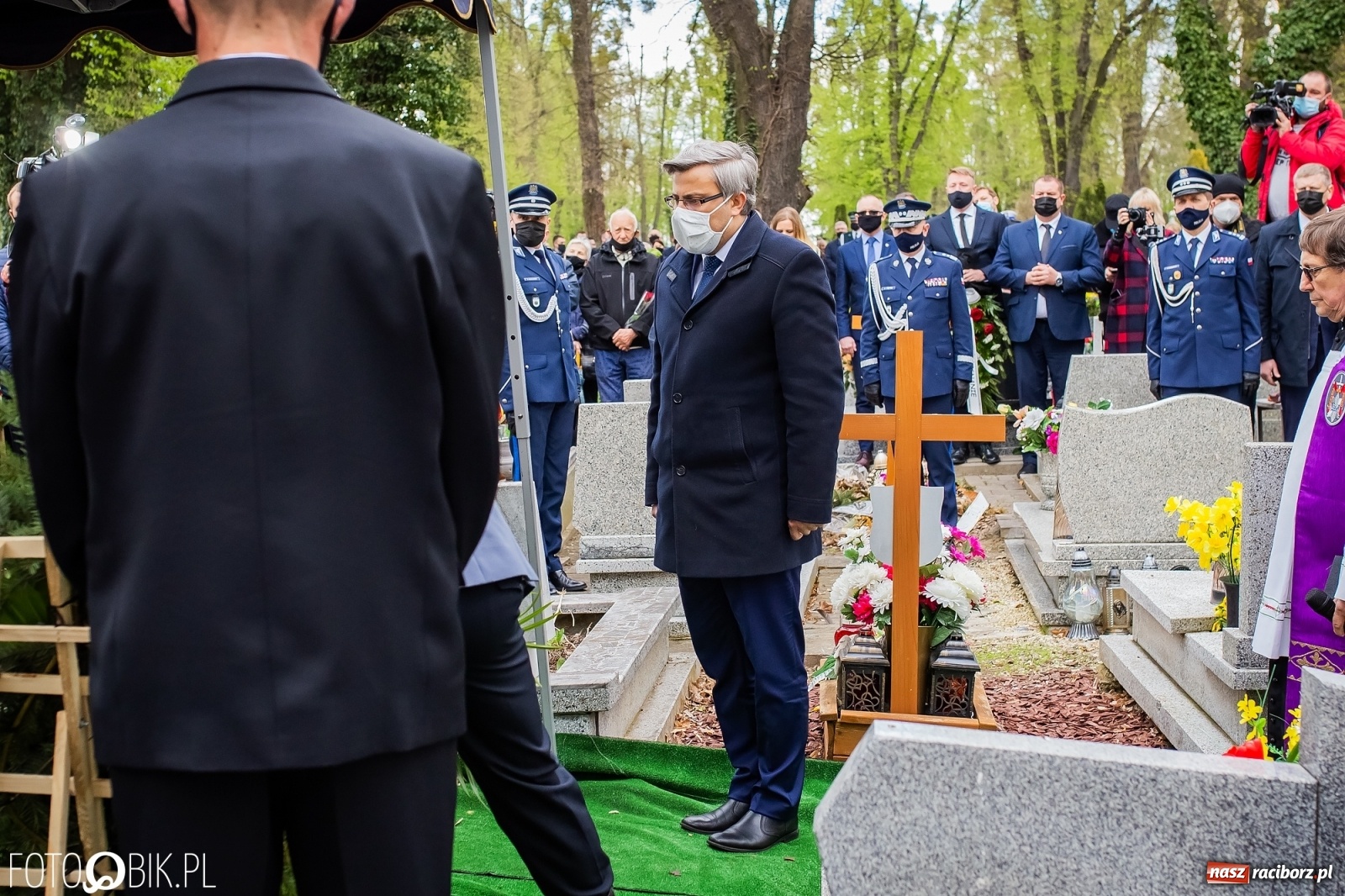 Zdjęcie w galerii na portalu naszraciborz.pl: Uroczystości pogrzebowe śp. asp. Michała Kędzierskiego [FOTO i WIDEO]  wiadomości z regionu