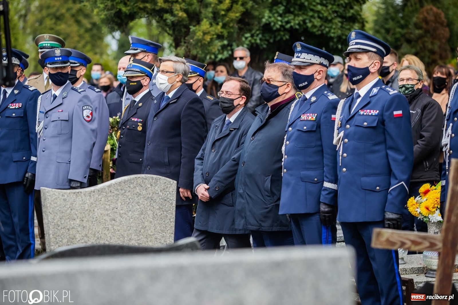 Zdjęcie w galerii na portalu naszraciborz.pl: Uroczystości pogrzebowe śp. asp. Michała Kędzierskiego [FOTO i WIDEO]  wiadomości z regionu