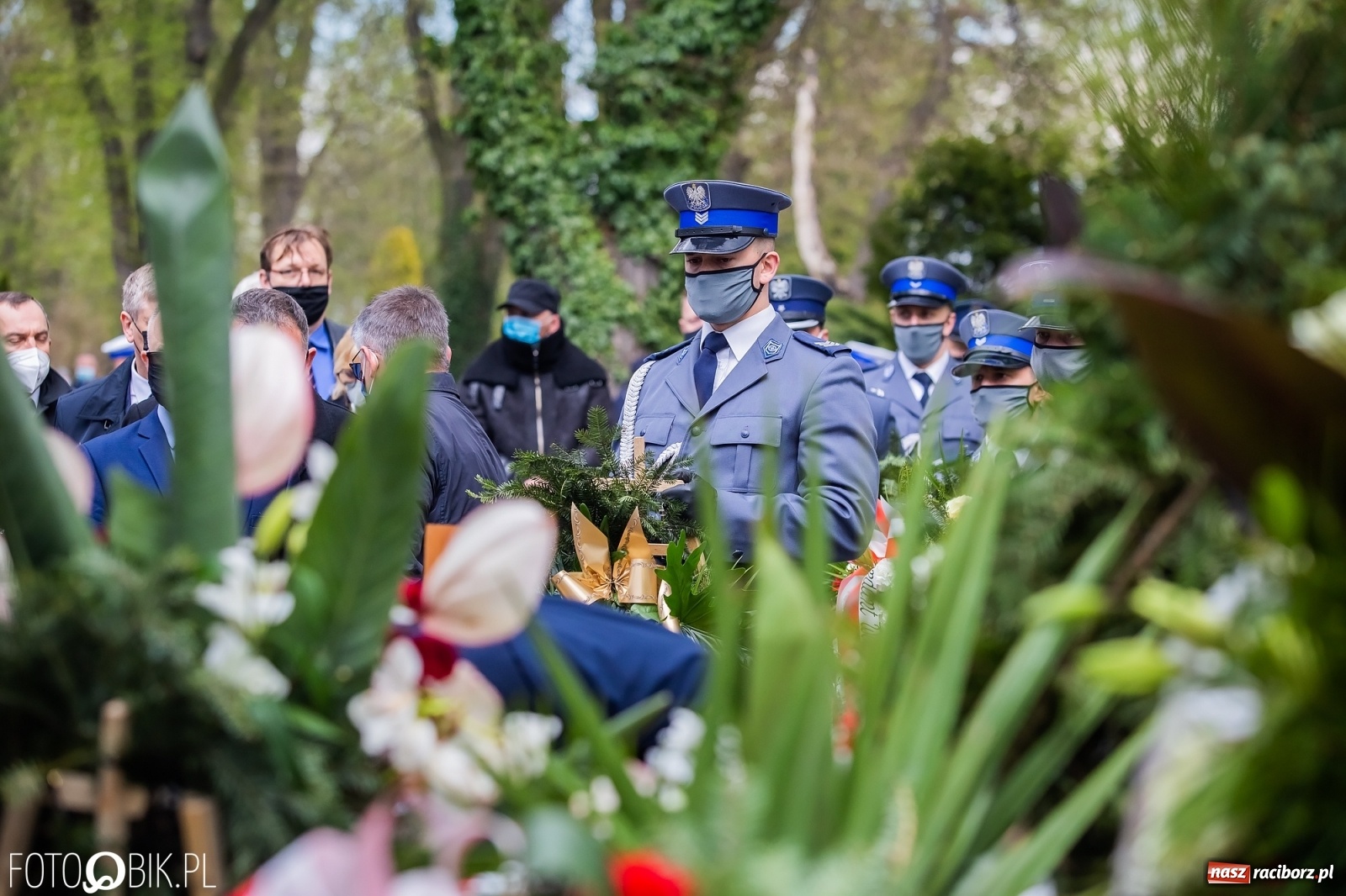 Zdjęcie w galerii na portalu naszraciborz.pl: Uroczystości pogrzebowe śp. asp. Michała Kędzierskiego [FOTO i WIDEO]  wiadomości z regionu