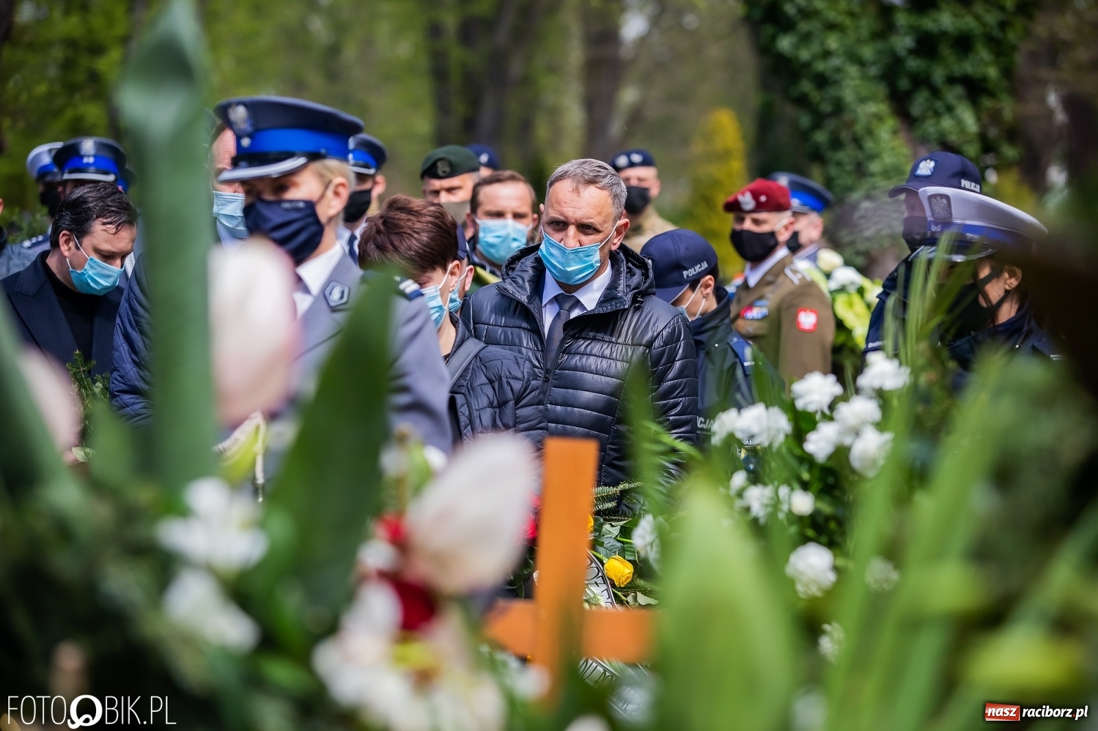 Zdjęcie w galerii na portalu naszraciborz.pl: Uroczystości pogrzebowe śp. asp. Michała Kędzierskiego [FOTO i WIDEO]  wiadomości z regionu