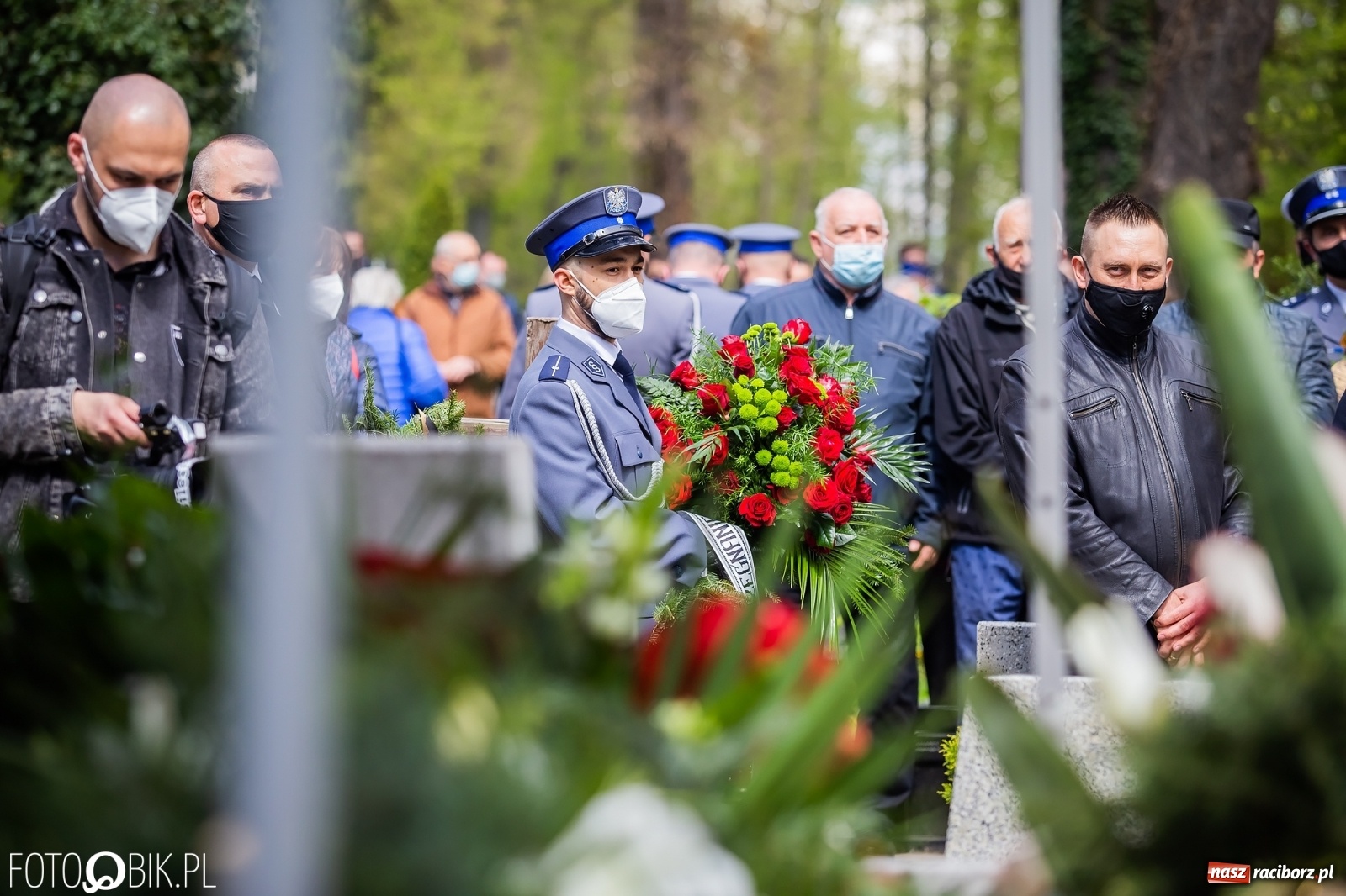 Zdjęcie w galerii na portalu naszraciborz.pl: Uroczystości pogrzebowe śp. asp. Michała Kędzierskiego [FOTO i WIDEO]  wiadomości z regionu