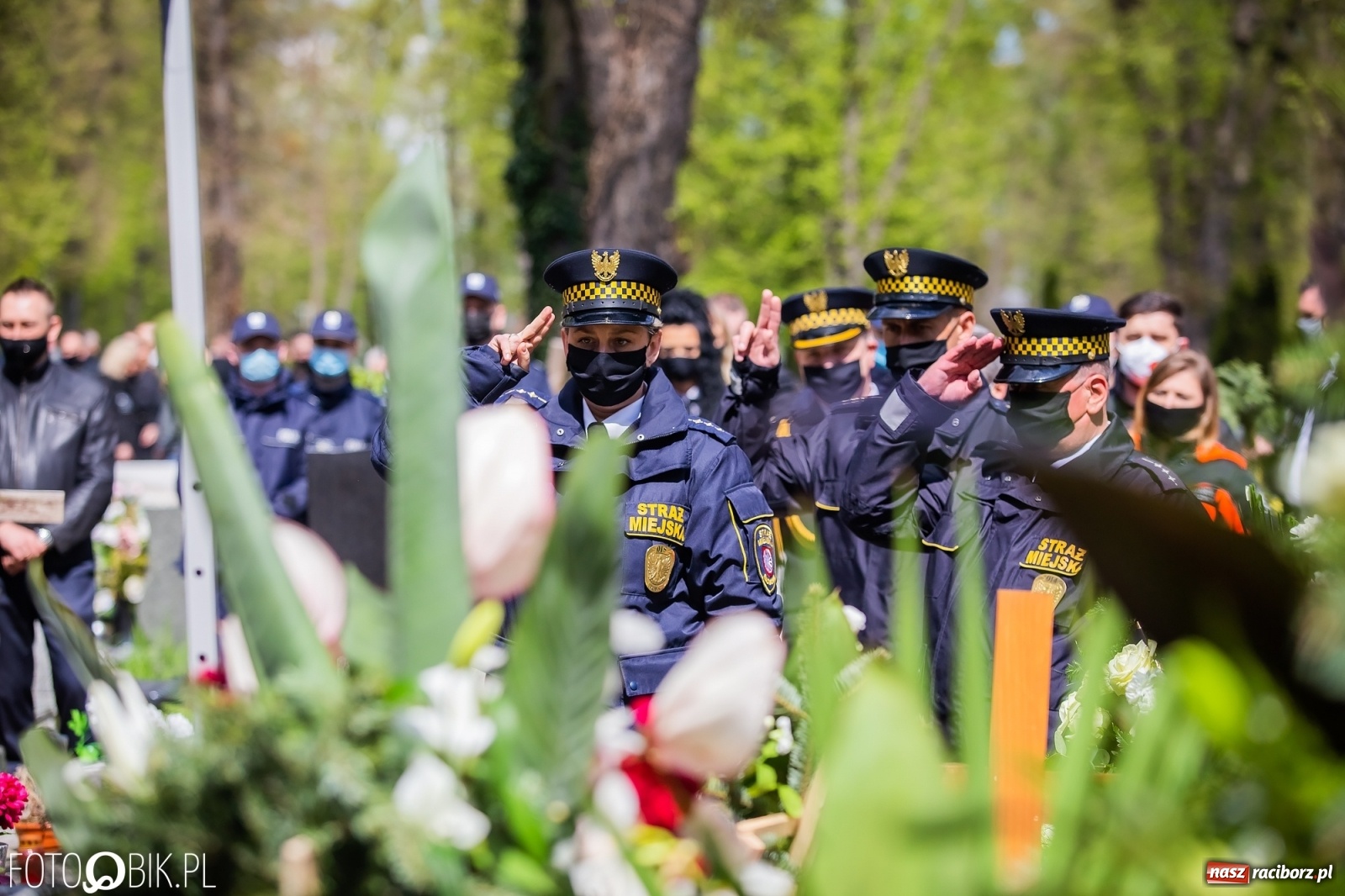 Zdjęcie w galerii na portalu naszraciborz.pl: Uroczystości pogrzebowe śp. asp. Michała Kędzierskiego [FOTO i WIDEO]  wiadomości z regionu