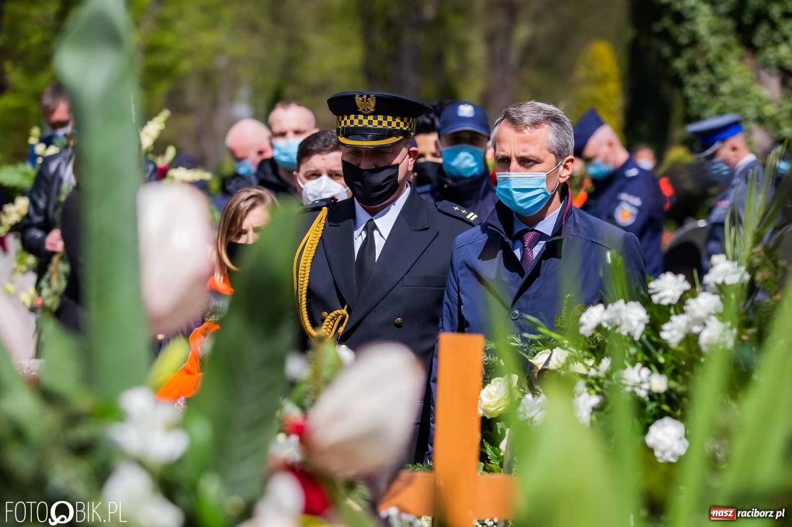 Zdjęcie w galerii na portalu naszraciborz.pl: Uroczystości pogrzebowe śp. asp. Michała Kędzierskiego [FOTO i WIDEO]  wiadomości z regionu