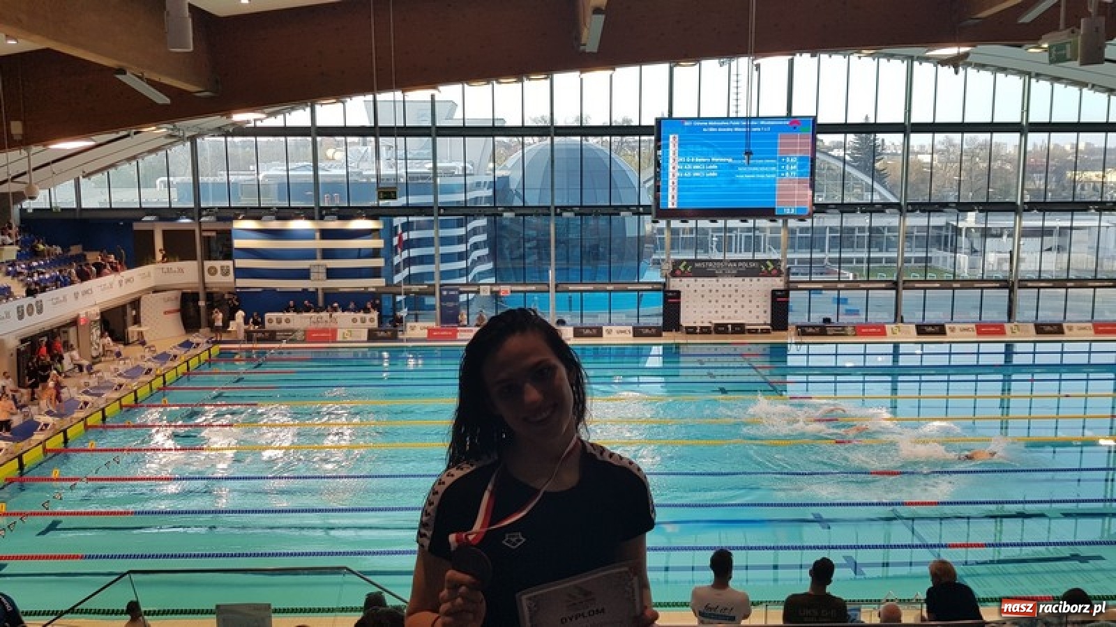 Zdjęcie w galerii na portalu naszraciborz.pl: Pływanie Magdalena Modrzejewska na podium Mistrzostw Polski wiadomości z regionu