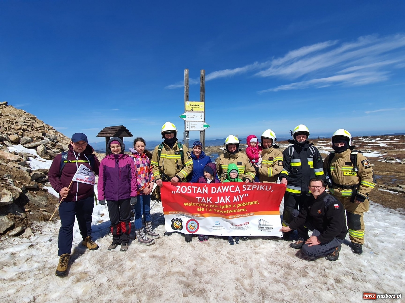 Zdjęcie w galerii na portalu naszraciborz.pl: Druhowie z Samborowic i Roszkowa zdobyli Śnieżnik [FOTO] wiadomości z regionu
