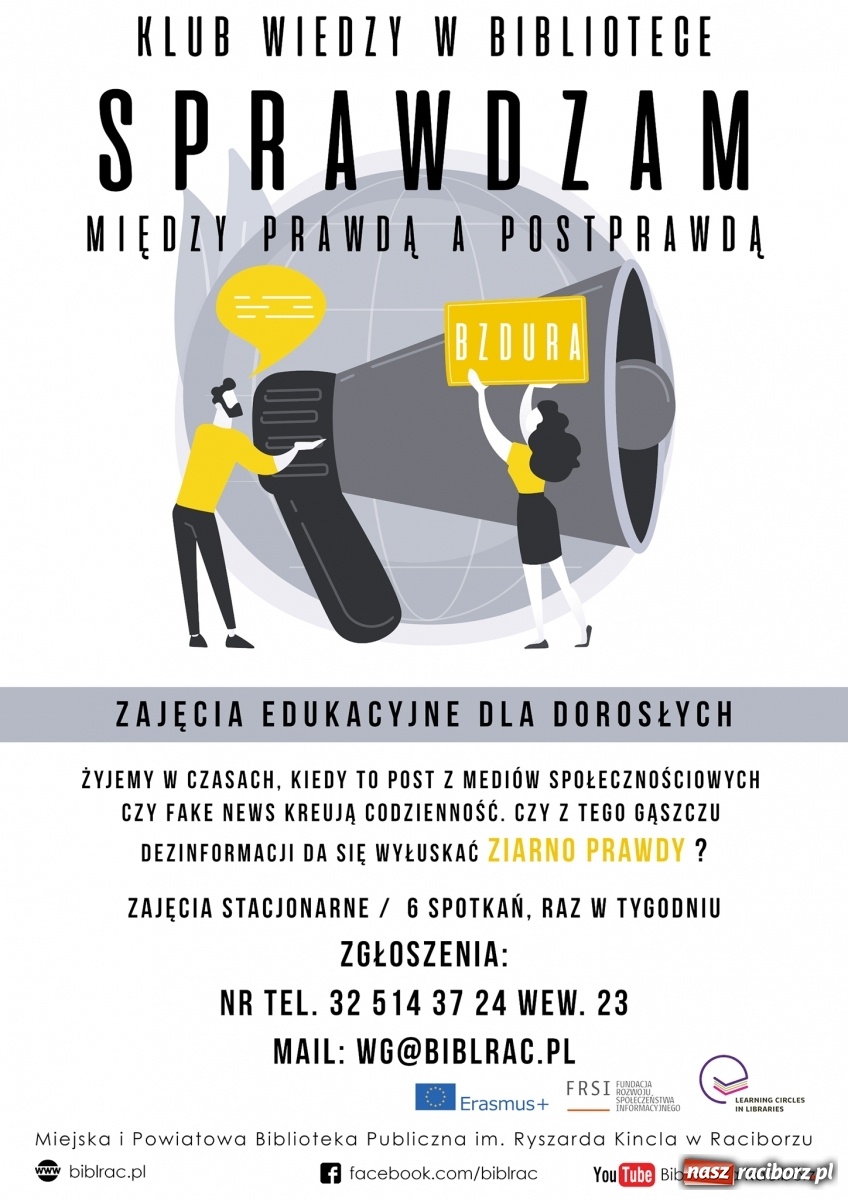 Zdjęcie w galerii na portalu naszraciborz.pl: Tydzień Bibliotek - rozkład jazdy raciborskiej biblioteki wiadomości z regionu