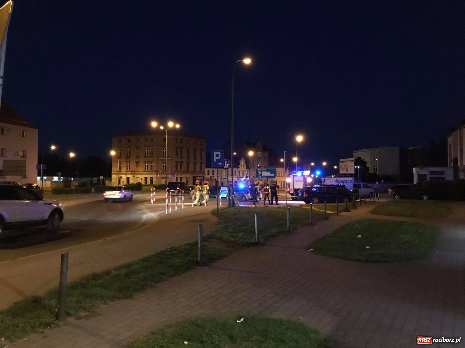 Zdjęcie w galerii na portalu naszraciborz.pl: Jechał za szybko, powiedział, że winna jest plama oleju wiadomości z regionu