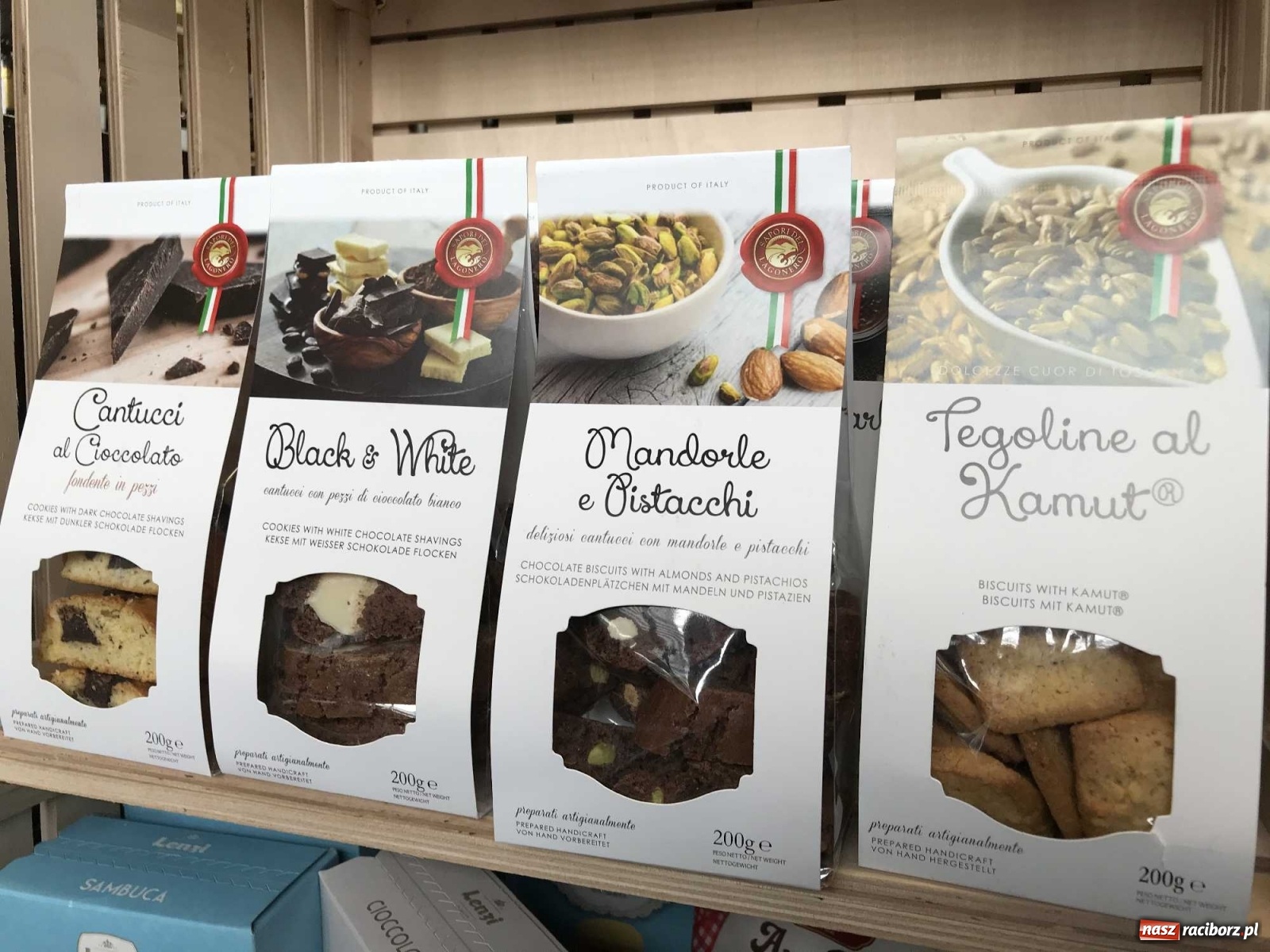 Zdjęcie w galerii na portalu naszraciborz.pl: Kawa, oliwa, filety, makarony i napoje... Nowe włoskie smakołyki na półkach delikatesów Antonio Cadau wiadomości z regionu