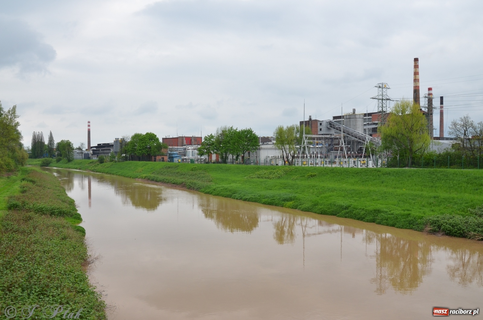 Zdjęcie w galerii na portalu naszraciborz.pl: Odra zamknięta dla żeglugi. Zdjęcia rzeki po nawałnicach wiadomości z regionu