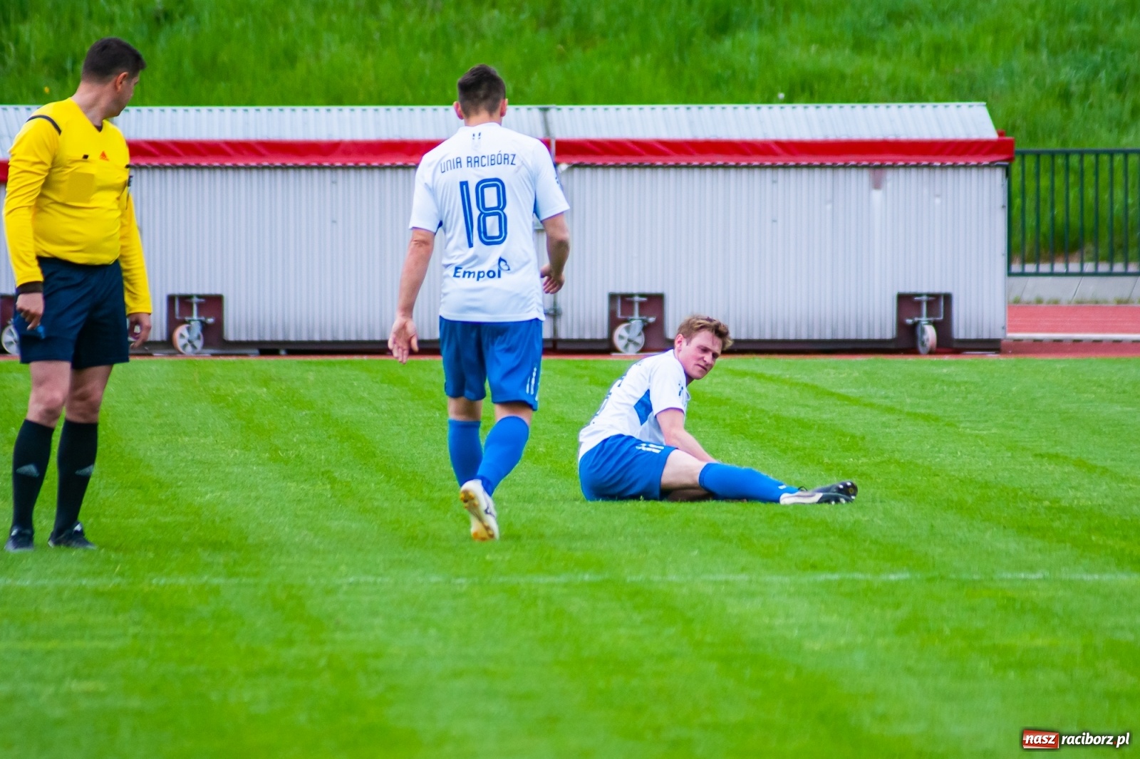 Zdjęcie w galerii na portalu naszraciborz.pl: Lepiej późno, niż wcale. Pierwsza wiosenna wygrana raciborskiej Unii [FOTO] wiadomości z regionu