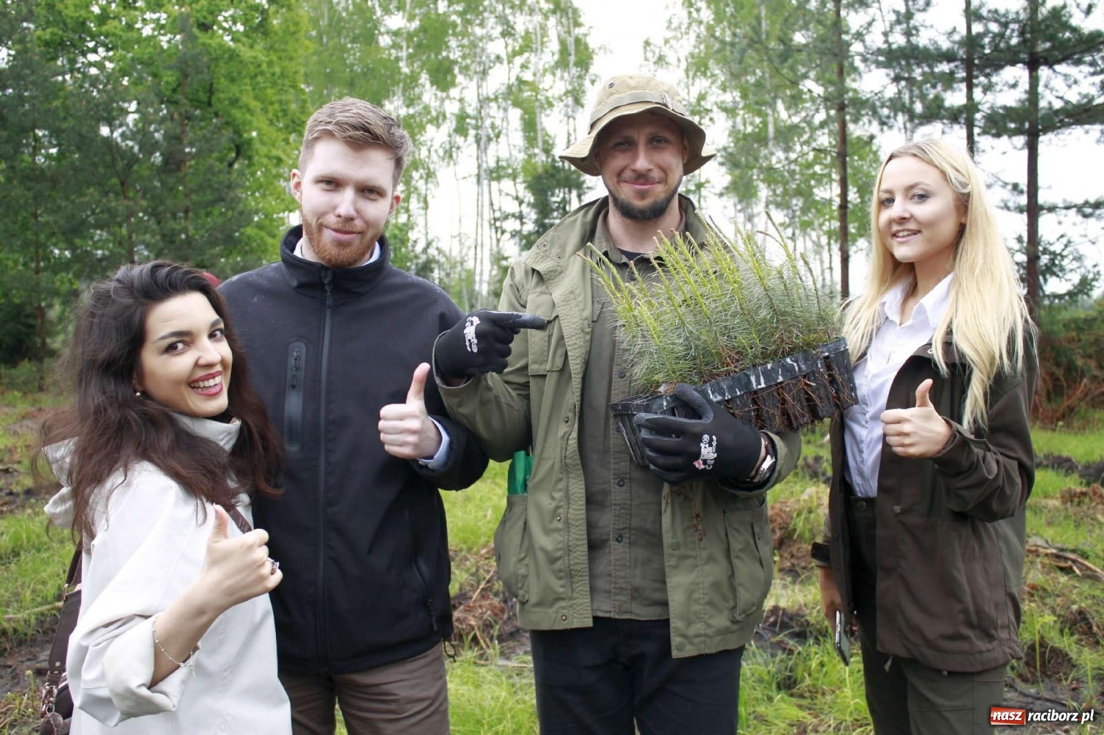 Zdjęcie w galerii na portalu naszraciborz.pl: Dąb Papieski ku pamięci, drzewa dla kolejnych pokoleń wiadomości z regionu