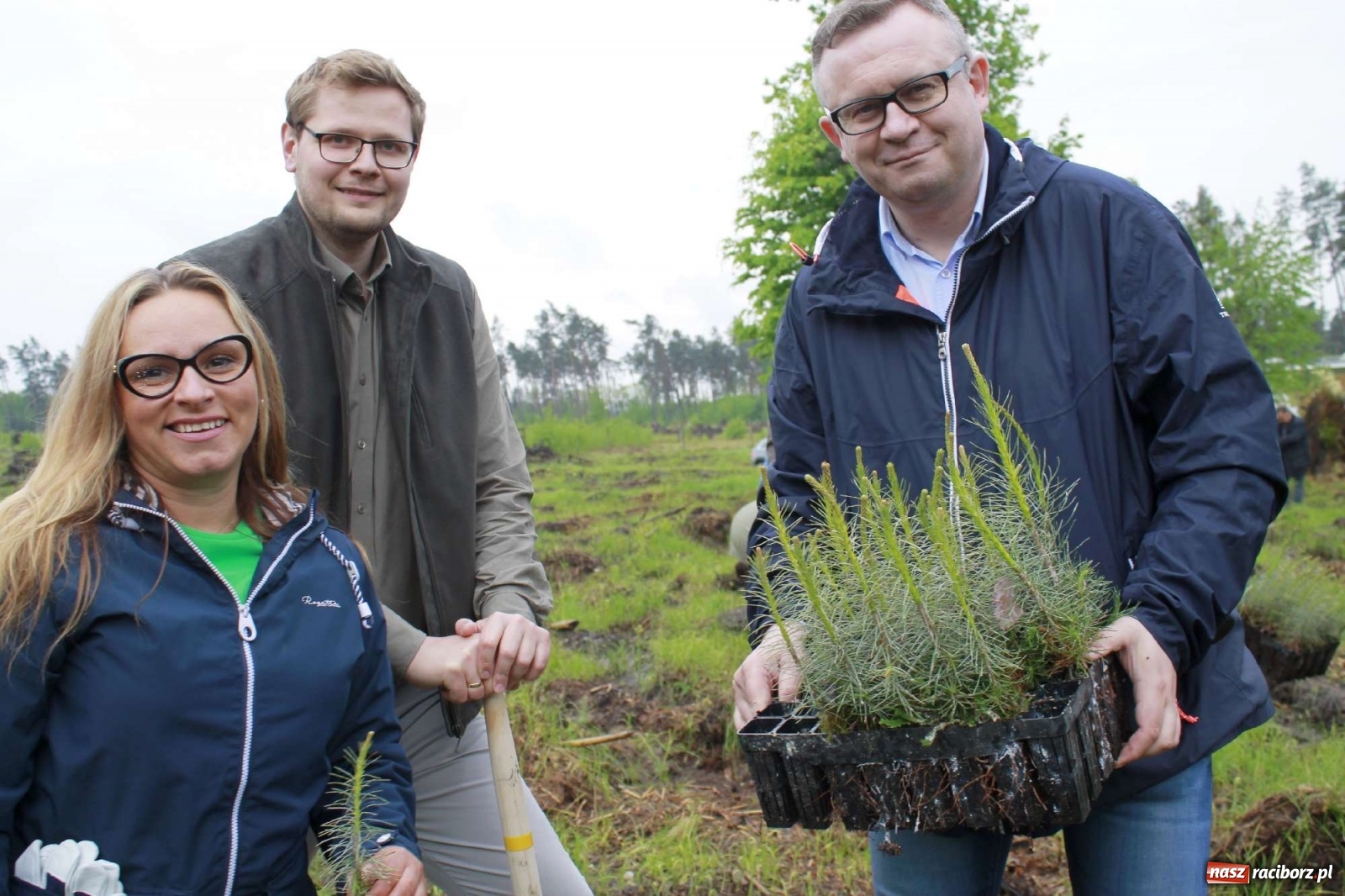 Zdjęcie w galerii na portalu naszraciborz.pl: Dąb Papieski ku pamięci, drzewa dla kolejnych pokoleń wiadomości z regionu