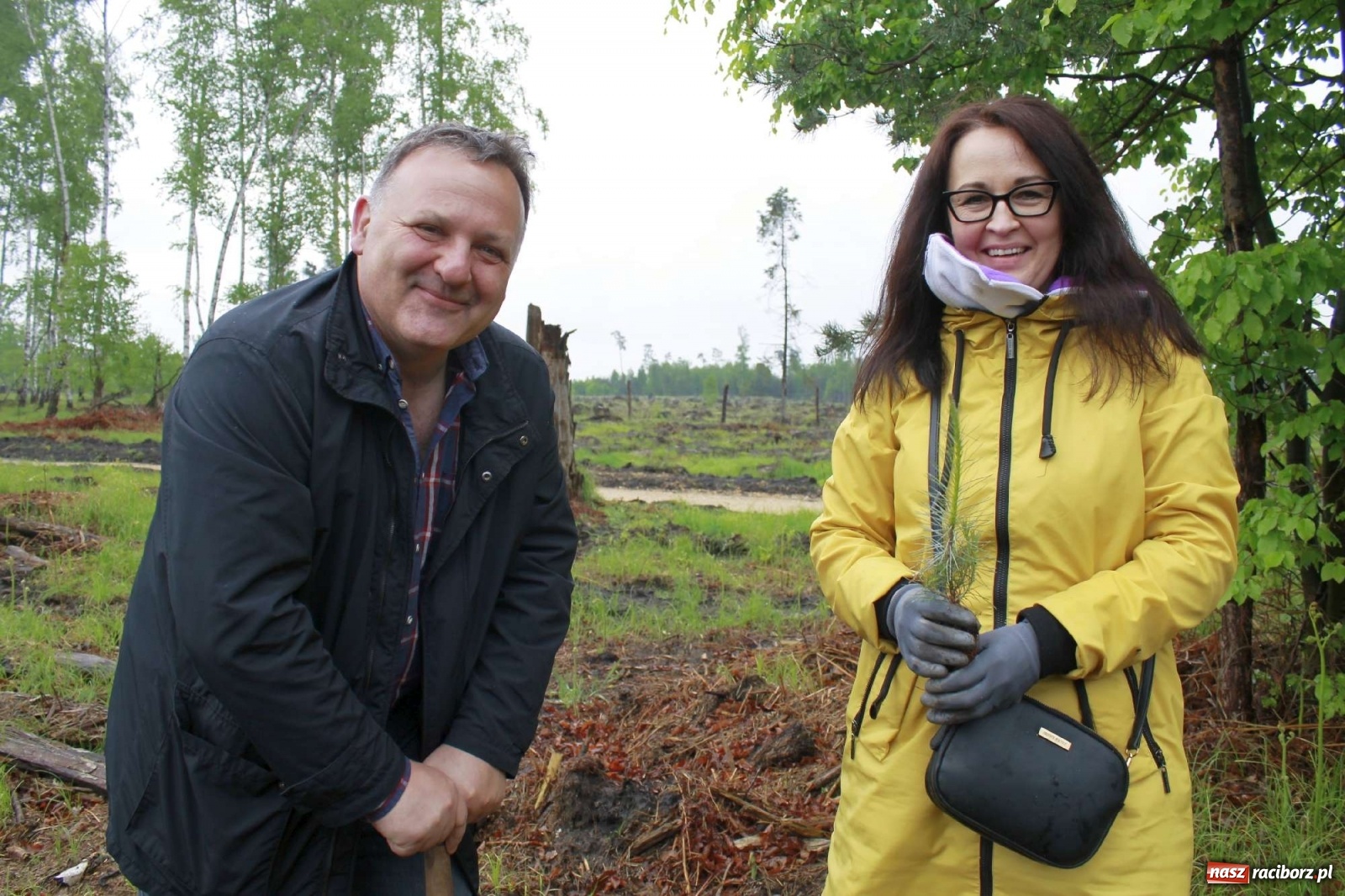 Zdjęcie w galerii na portalu naszraciborz.pl: Dąb Papieski ku pamięci, drzewa dla kolejnych pokoleń wiadomości z regionu