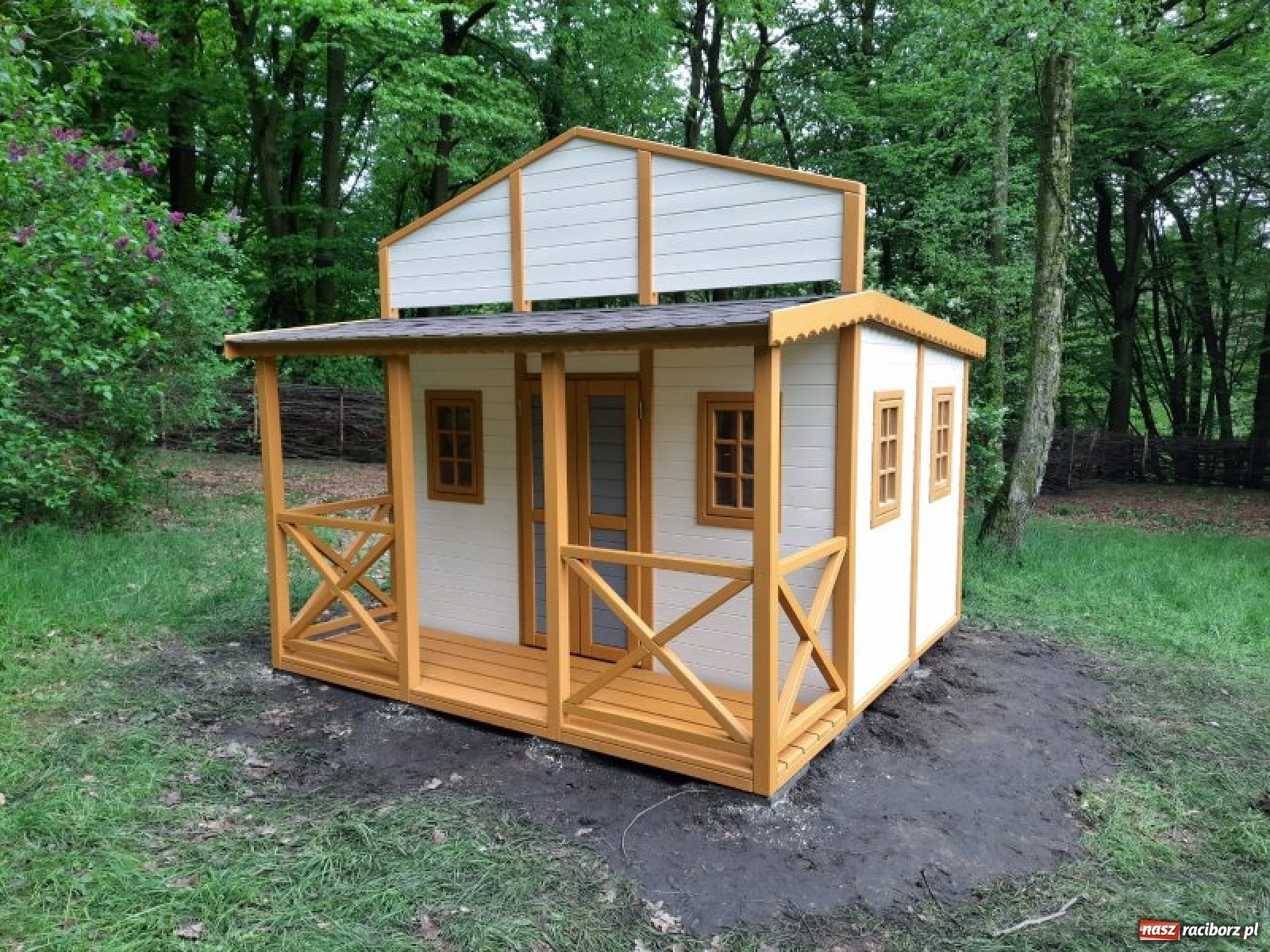 Zdjęcie w galerii na portalu naszraciborz.pl: Leśny kącik malucha kolejną atrakcją arboretum wiadomości z regionu