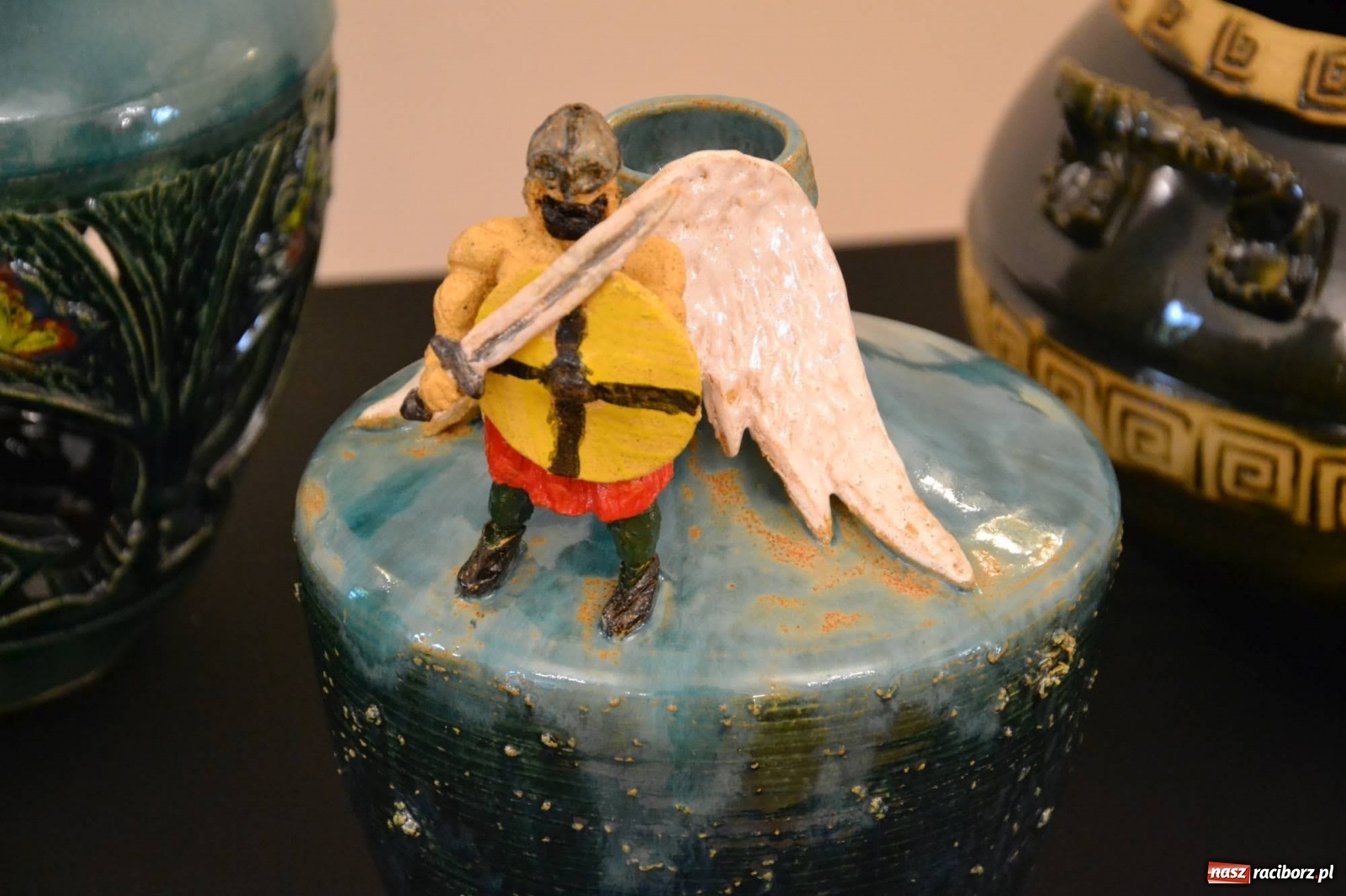 Zdjęcie w galerii na portalu naszraciborz.pl: Moje ceramiczne fascynacje - finisaż wystawy na zamku wiadomości z regionu