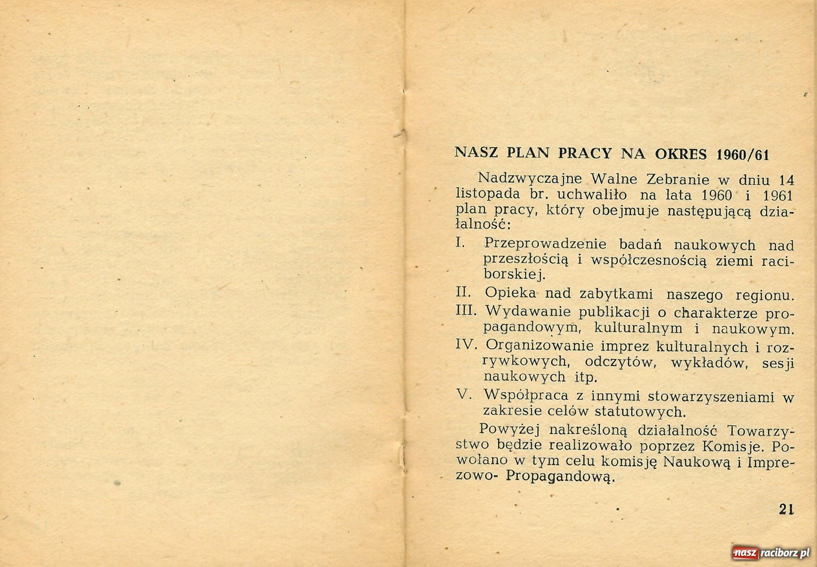 Zdjęcie w galerii na portalu naszraciborz.pl:  Z bibliotecznego archiwum - początki TMZR w Raciborzu wiadomości z regionu