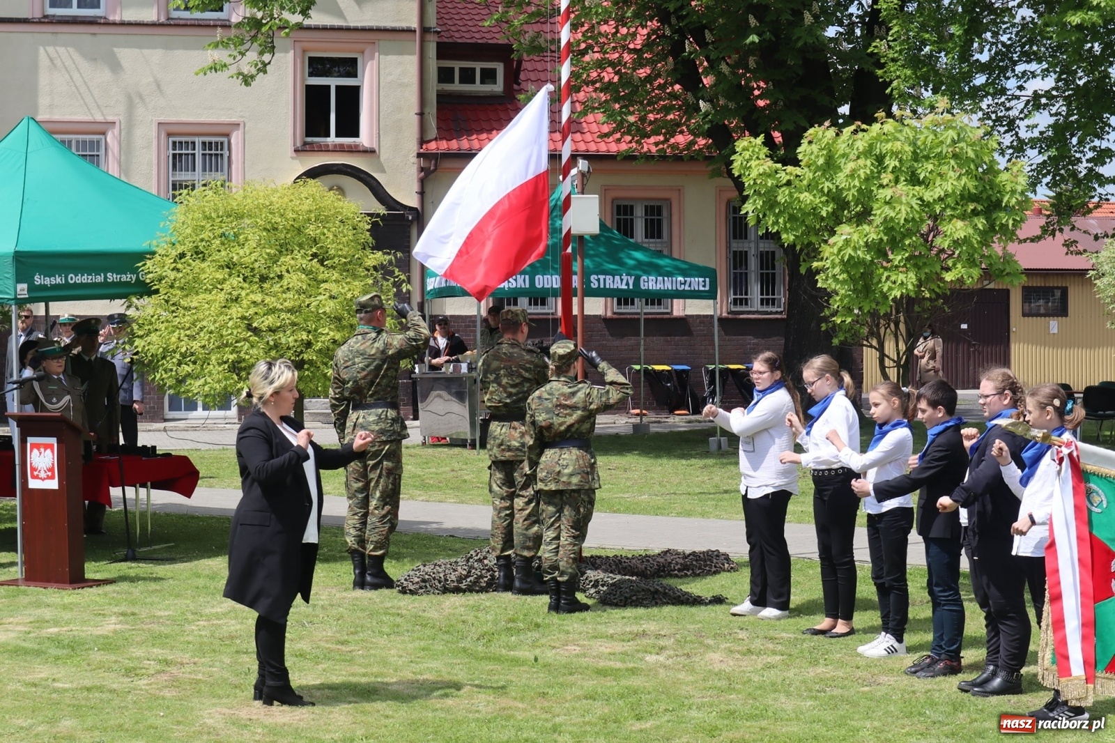 Zdjęcie w galerii na portalu naszraciborz.pl: W Raciborzu świętowano 30-lecie Straży Granicznej wiadomości z regionu