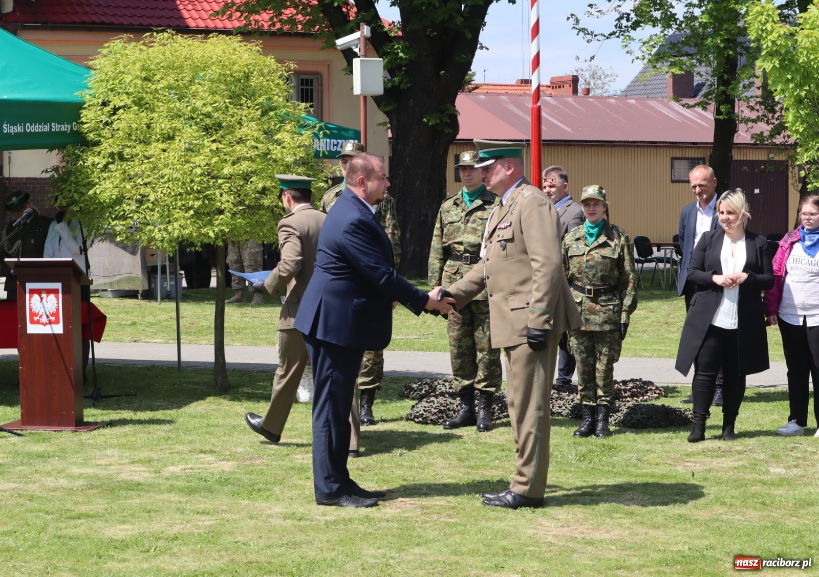Zdjęcie w galerii na portalu naszraciborz.pl: W Raciborzu świętowano 30-lecie Straży Granicznej wiadomości z regionu