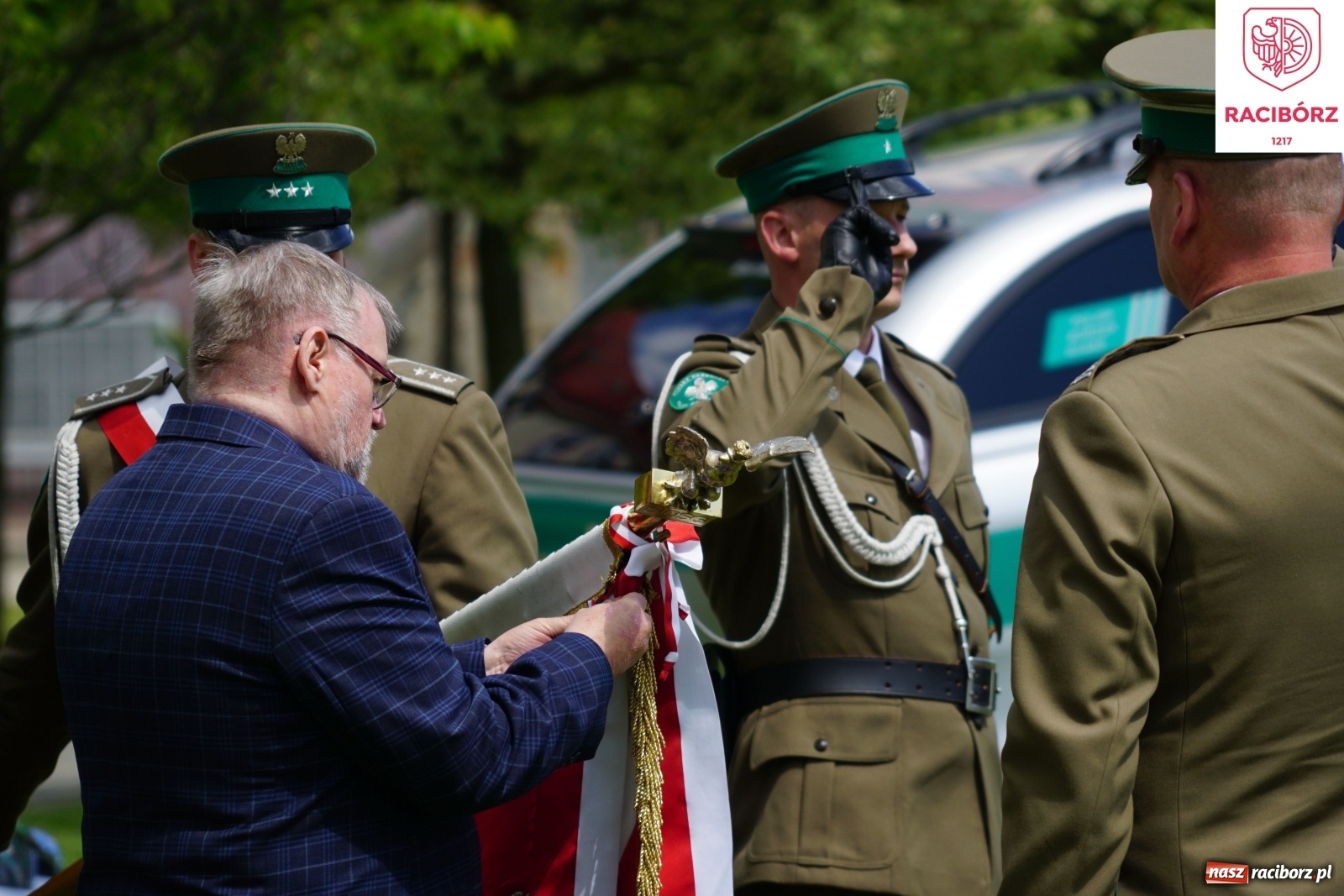 Zdjęcie w galerii na portalu naszraciborz.pl: W Raciborzu świętowano 30-lecie Straży Granicznej wiadomości z regionu