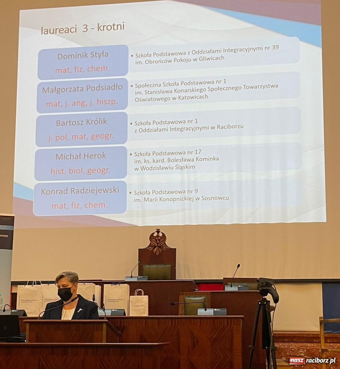 Zdjęcie w galerii na portalu naszraciborz.pl: Jedyny na gali – z Jedynki wiadomości z regionu