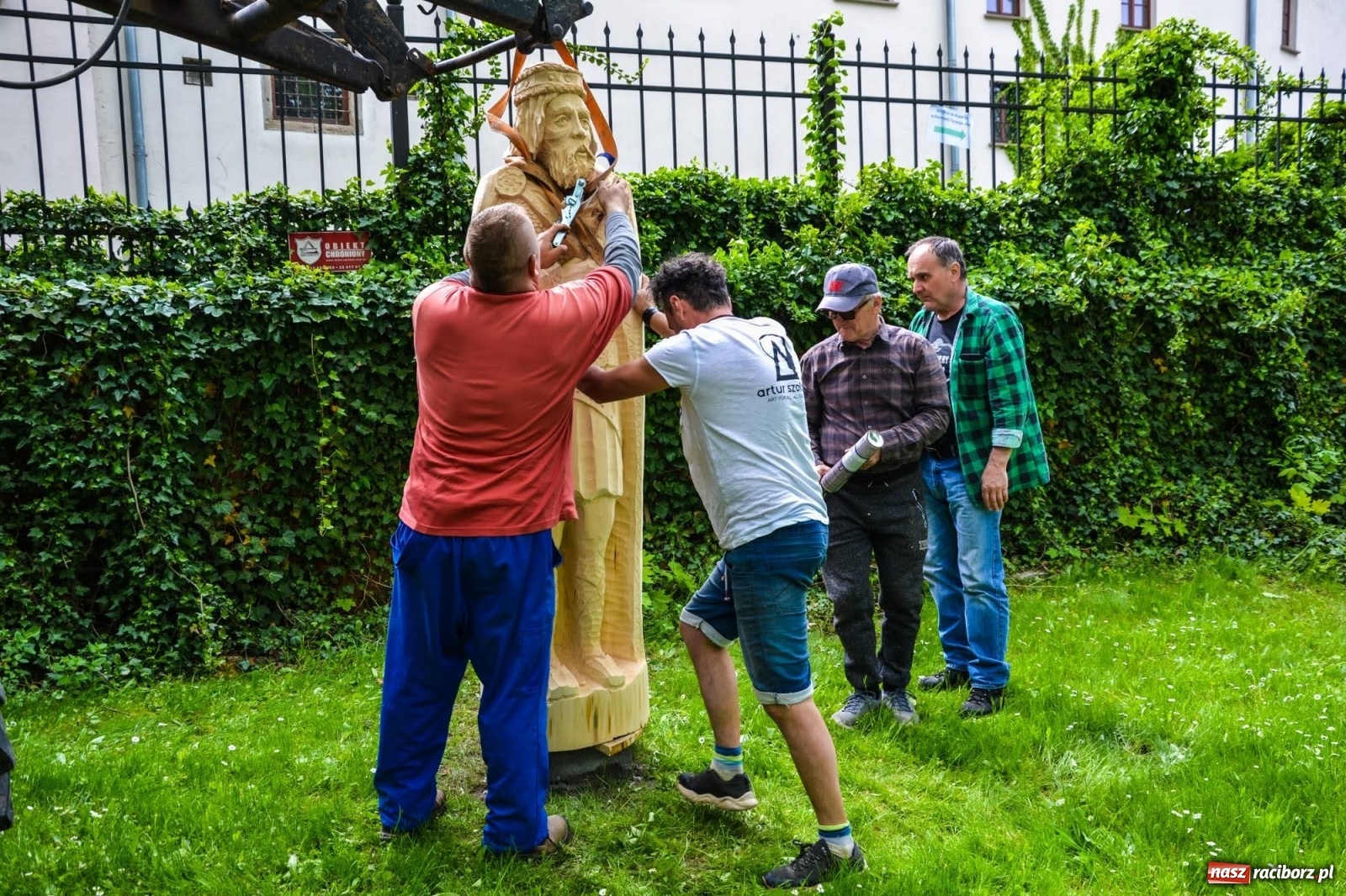 Zdjęcie w galerii na portalu naszraciborz.pl: Władcy Raciborza wrócili na zamek wiadomości z regionu