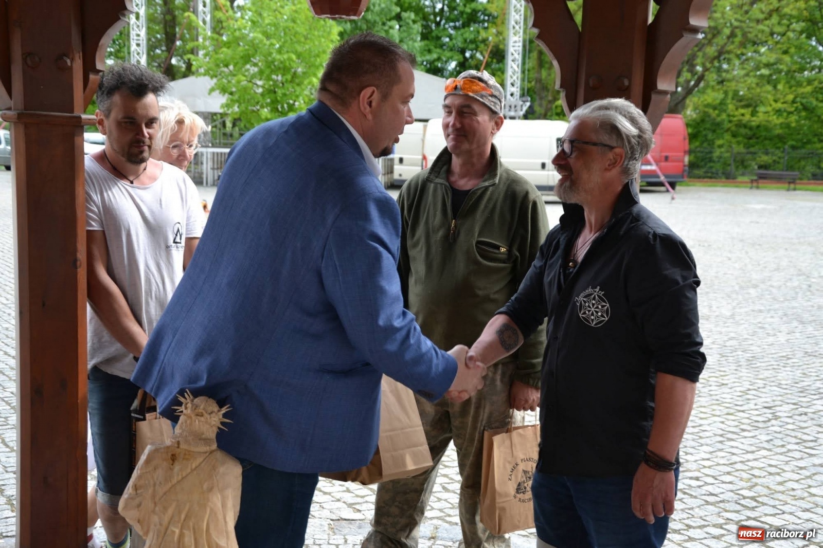Zdjęcie w galerii na portalu naszraciborz.pl: Władcy Raciborza wrócili na zamek wiadomości z regionu