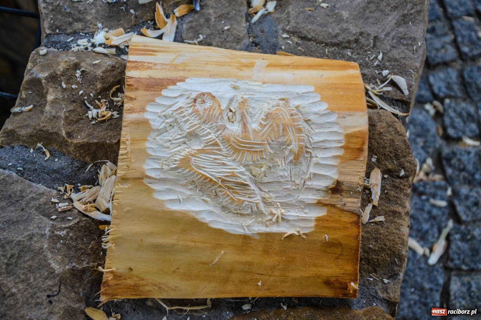 Zdjęcie w galerii na portalu naszraciborz.pl: Warsztaty z rzeźbiarzami zakończyły I plener rzeźbiarski wiadomości z regionu