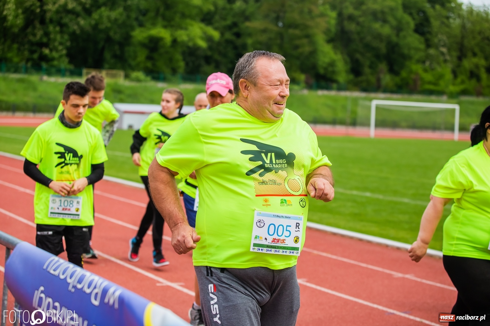 Zdjęcie w galerii na portalu naszraciborz.pl: VI Bieg Bez Barier im. Jurka Wiśniewskiego wiadomości z regionu